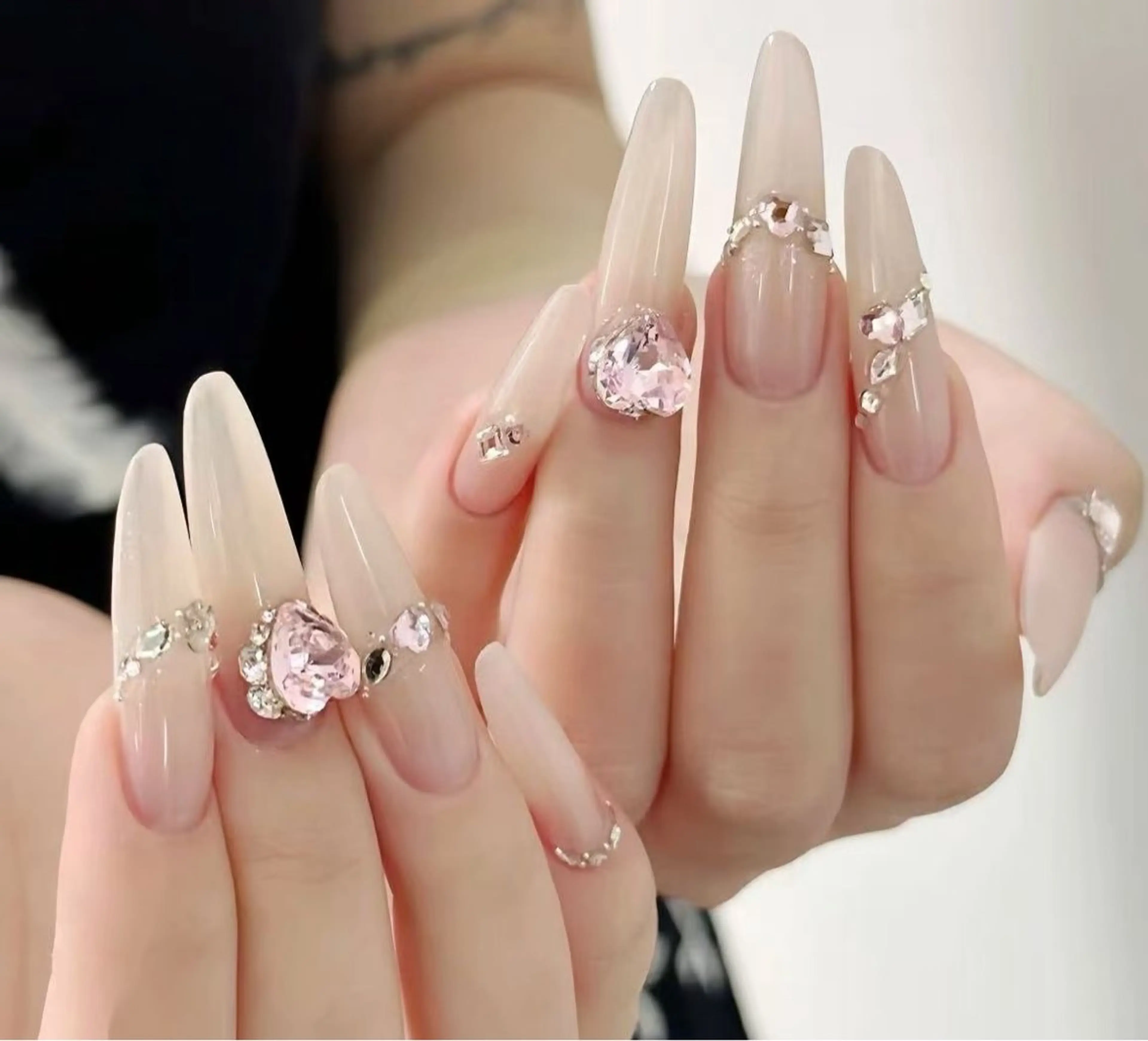 ネイル オーロラネイル フラワーネイル フットネイル フレンチネイル ジェルネイル ハンドネイル BabyYouMi ねねのネイルデザイン