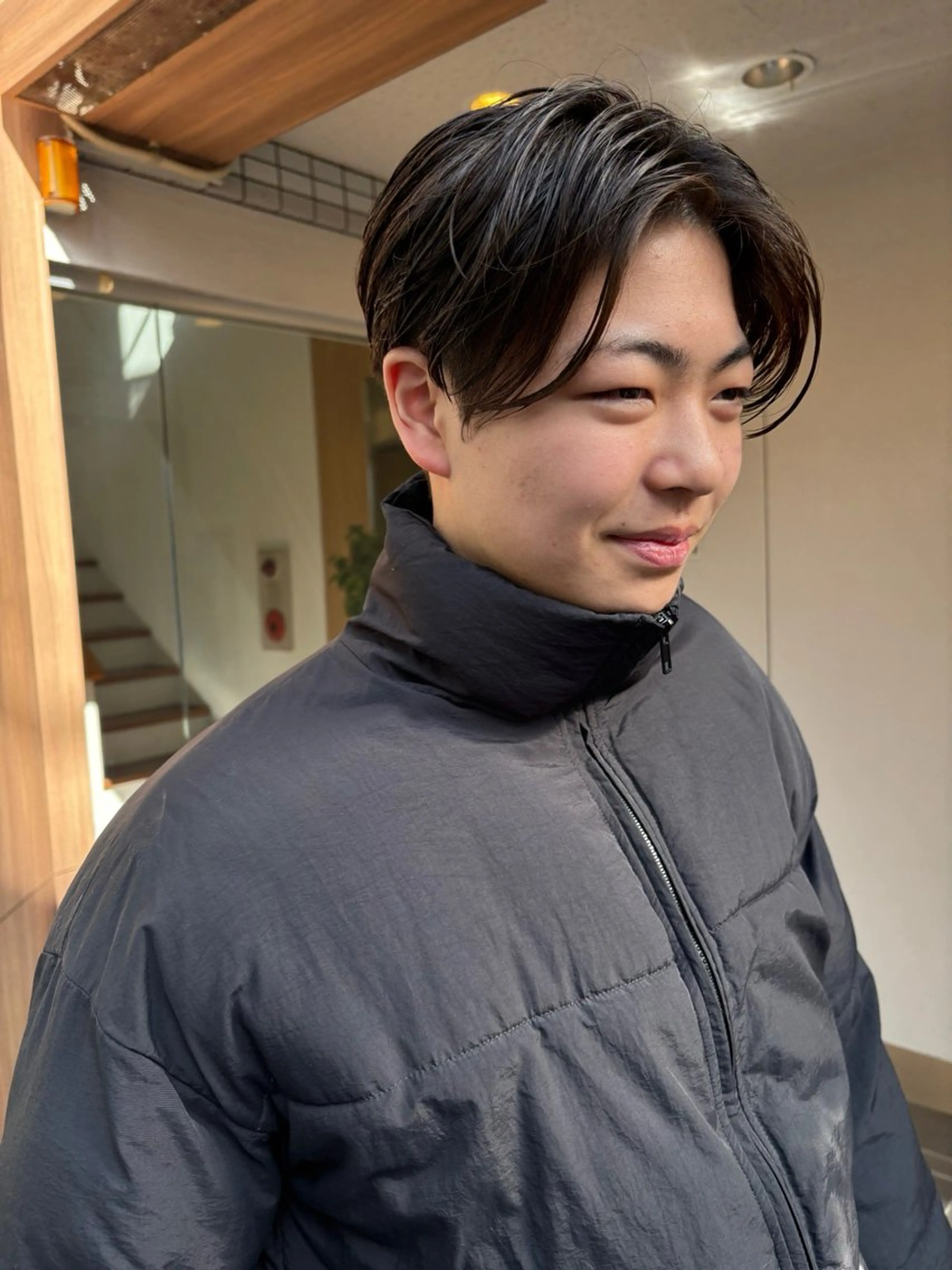 ショート パーマ メンズ 池田理紗/メンズ カット/切りっぱなしのヘアスタイル