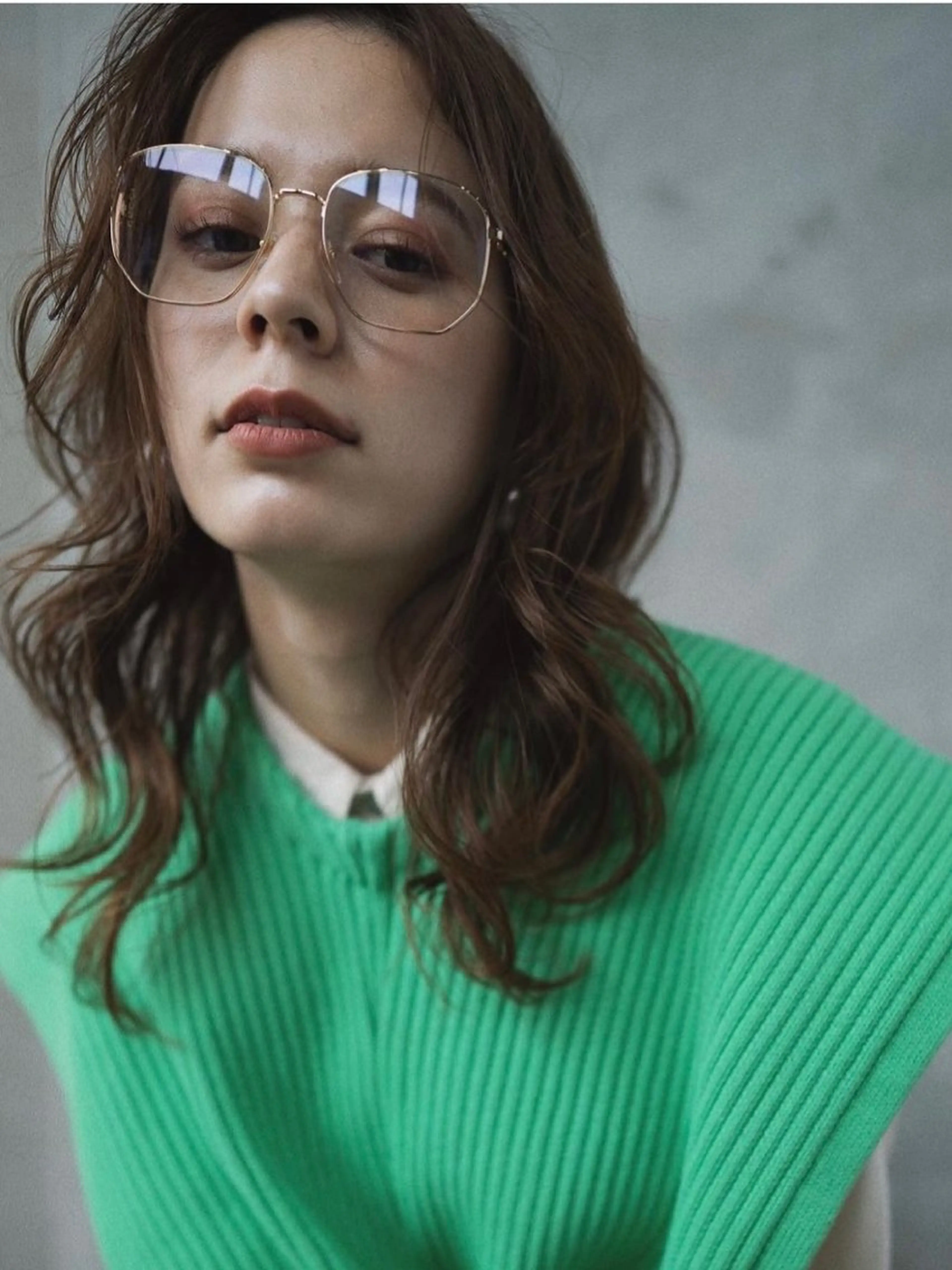 セミロング カラー カット ヘアカラー トリートメント 🉐レイヤー/塩見 弘樹🉐渋谷のヘアスタイル