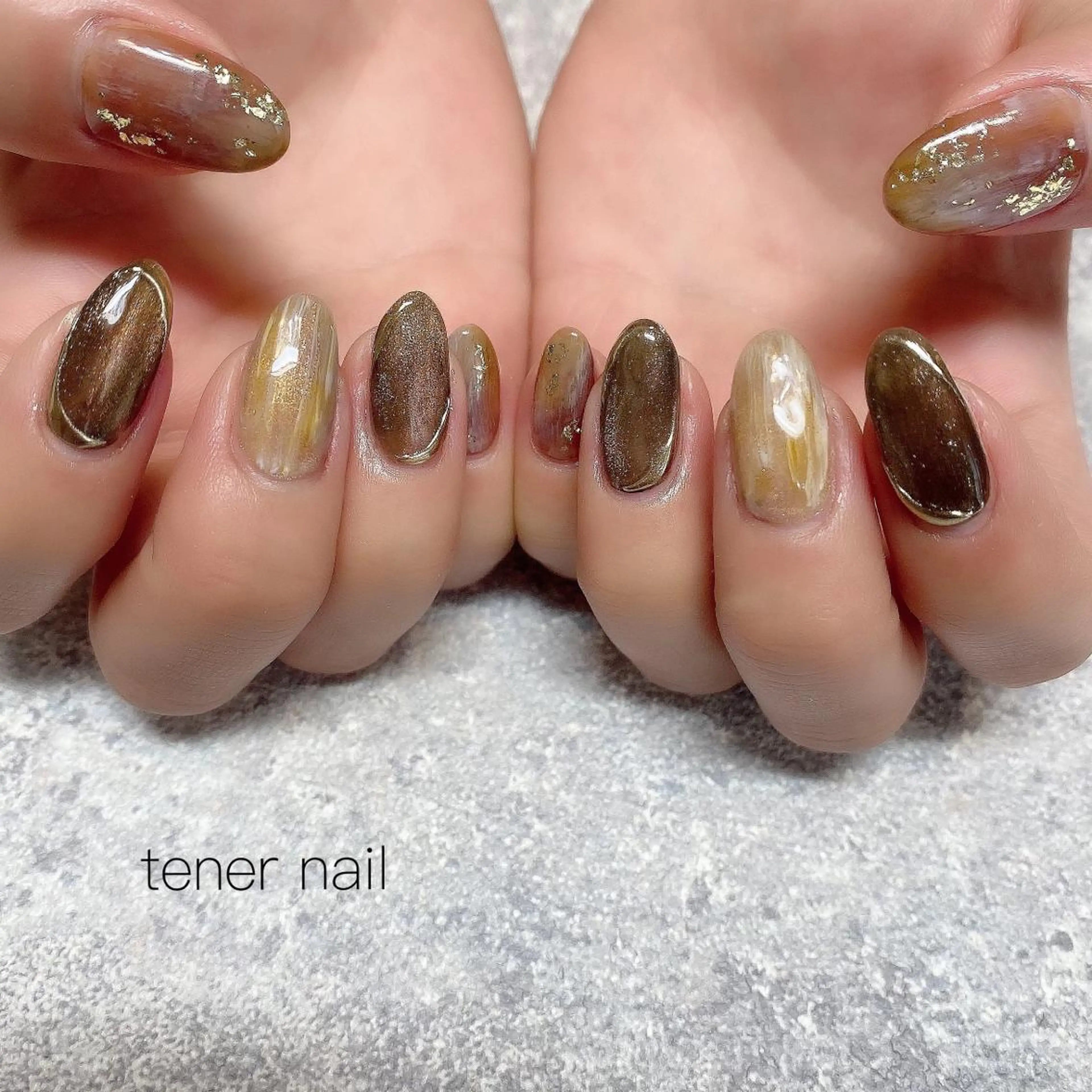 ネイル 持ち込み ニュアンスネイル tener  nail  テネルネイル所属・テネルネイル tener nailのネイルデザイン