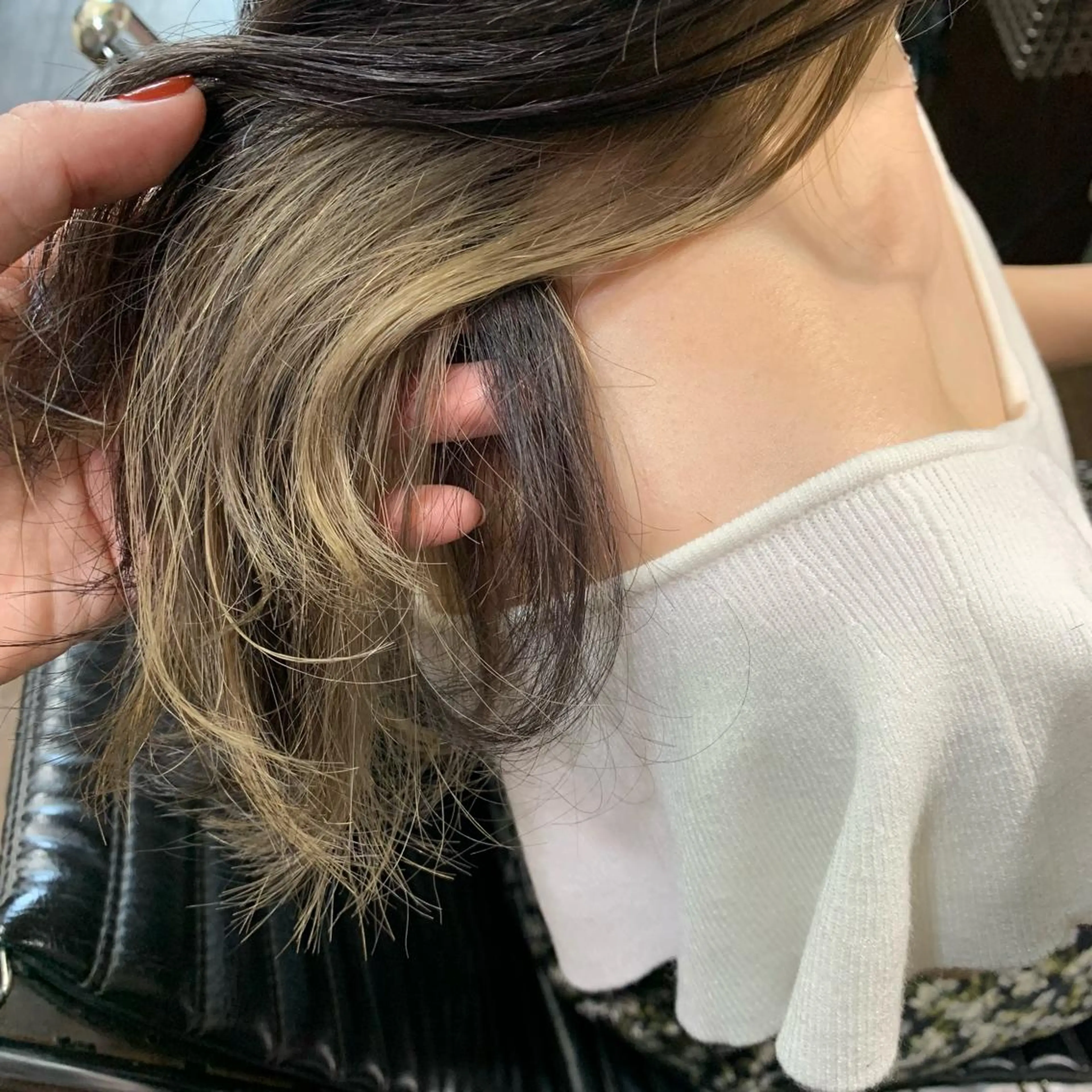 セミロング カラー chouette/ 根本優希のヘアスタイル