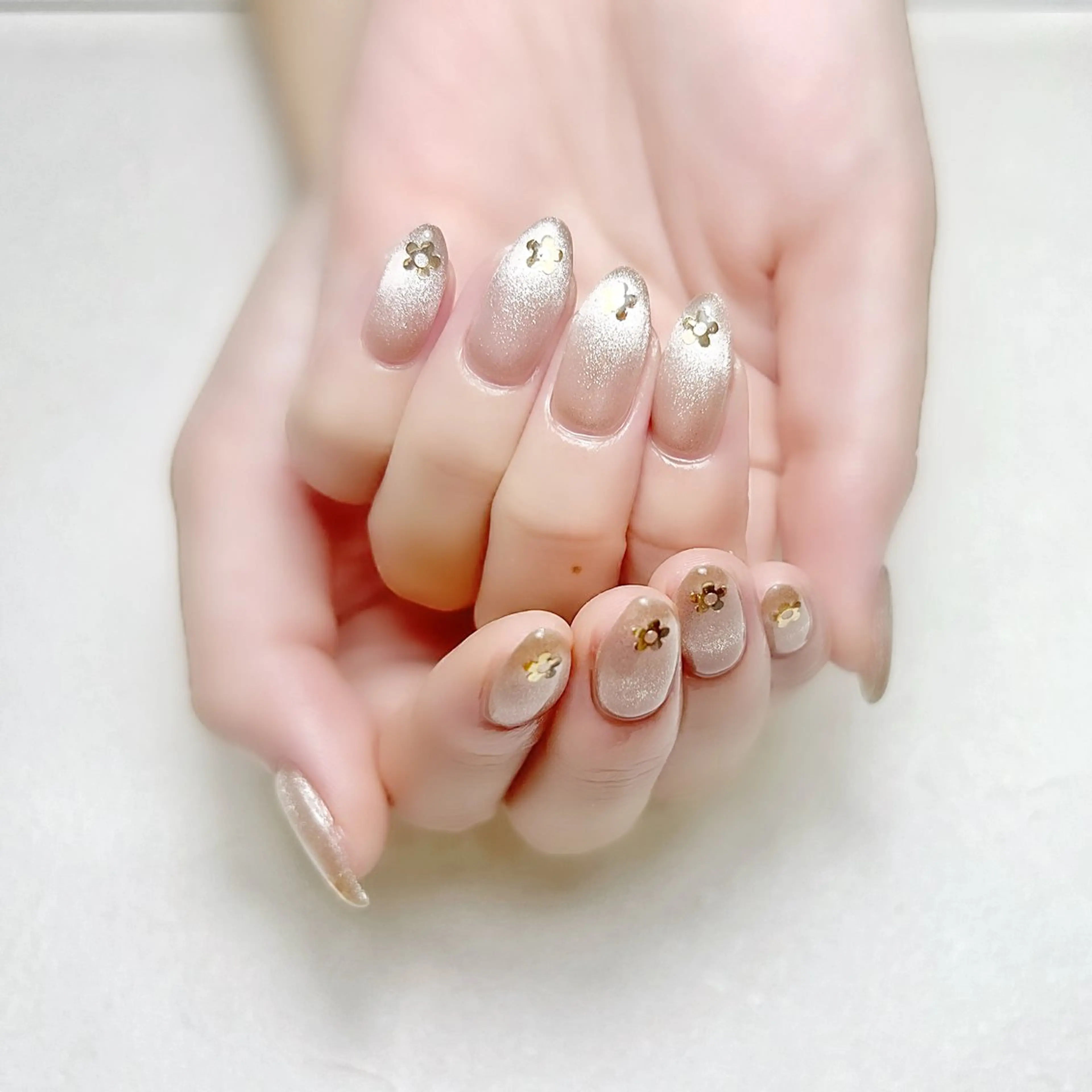 ネイル マグネットネイル オフィスネイル ワンカラーネイル rouse nail RISATOのネイルデザイン