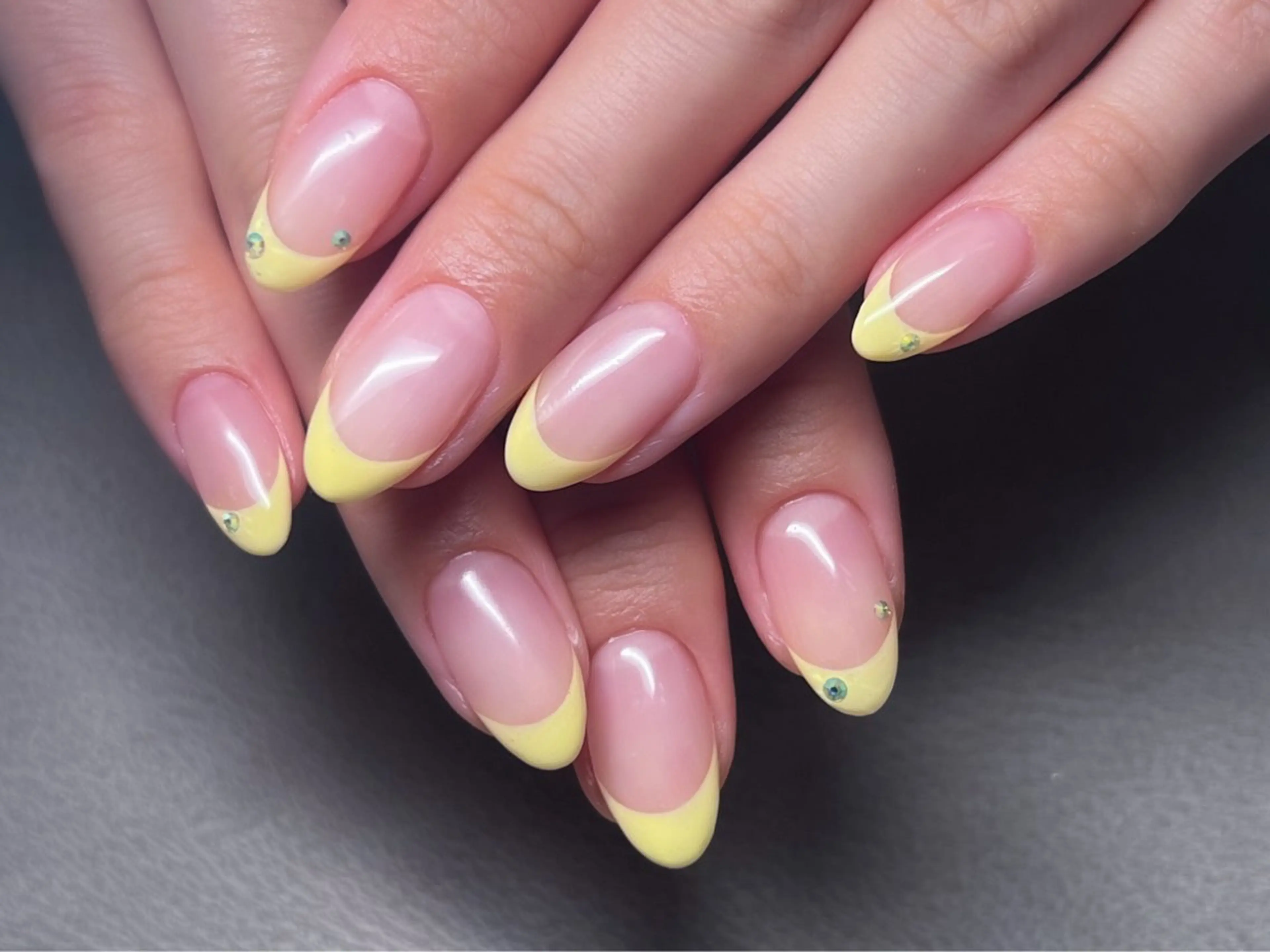 ✩.*💜🧸フレンチ♪*•.¸¸💜マグネットも選択可💖お付け替えオフ無料/平日ご予約でパーツおひとつプレゼント🎁の写真