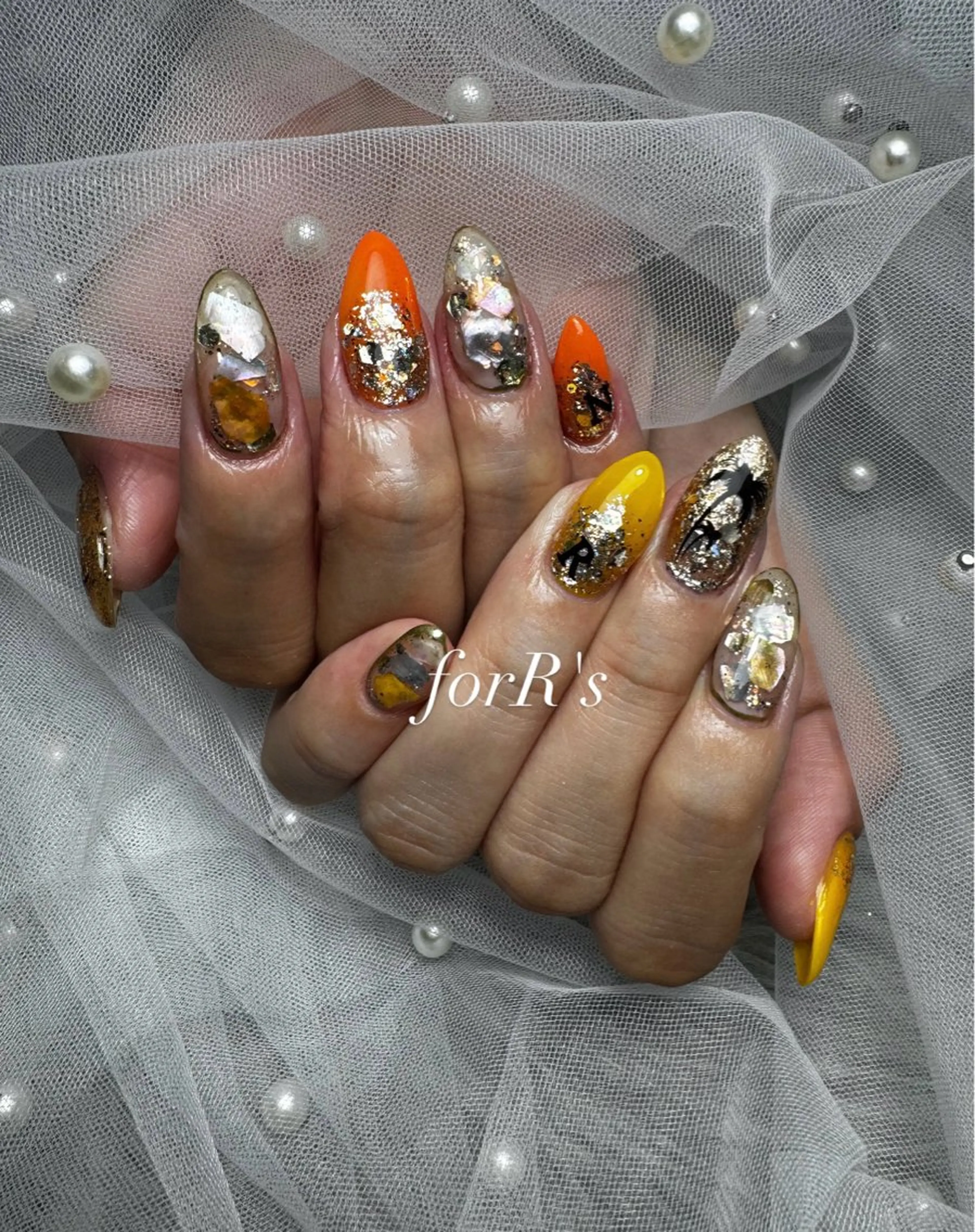 セミロング forR's AIKAのネイルデザイン