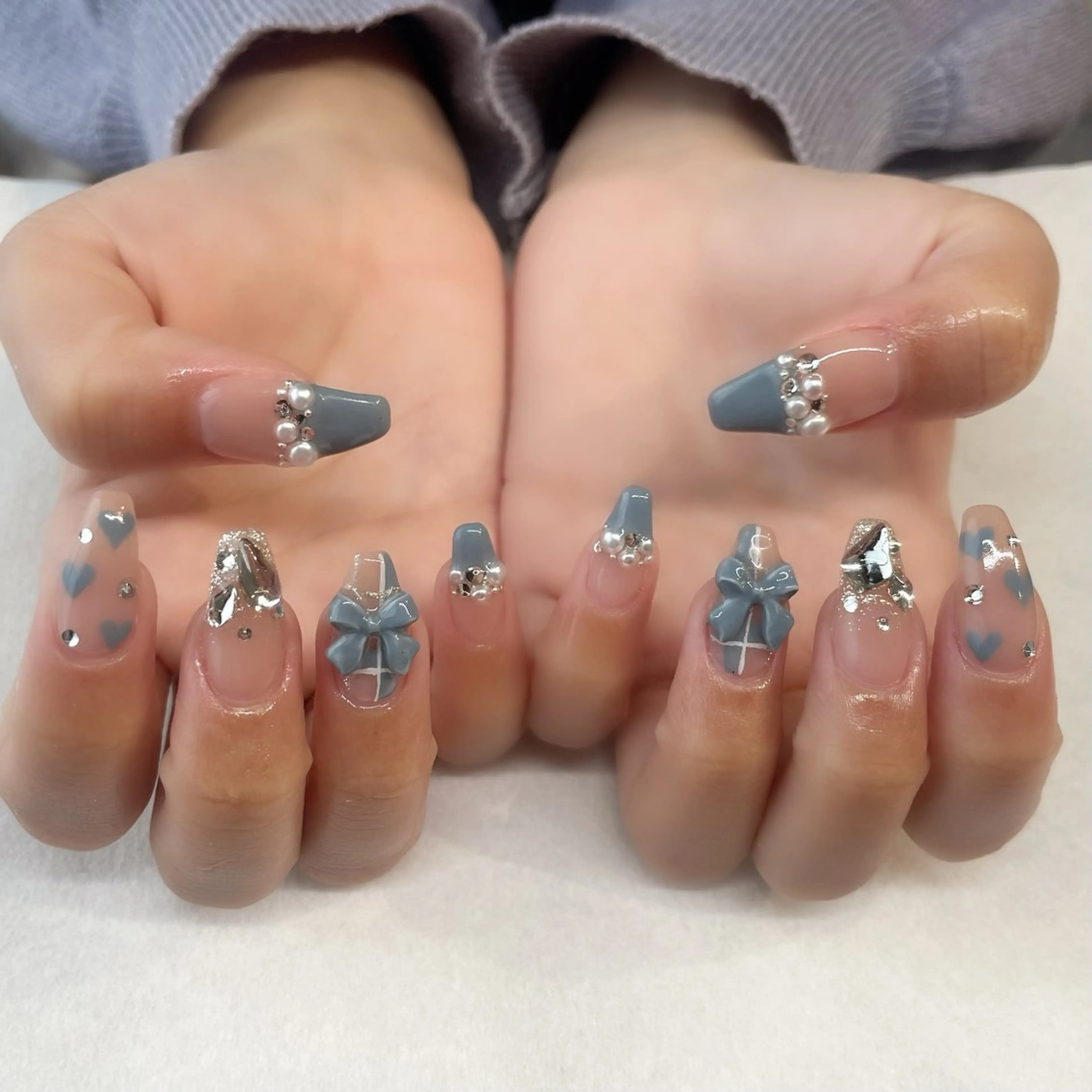 ネイル ハンドネイル 💎🐰 saki. m 🐰💎のネイルデザイン