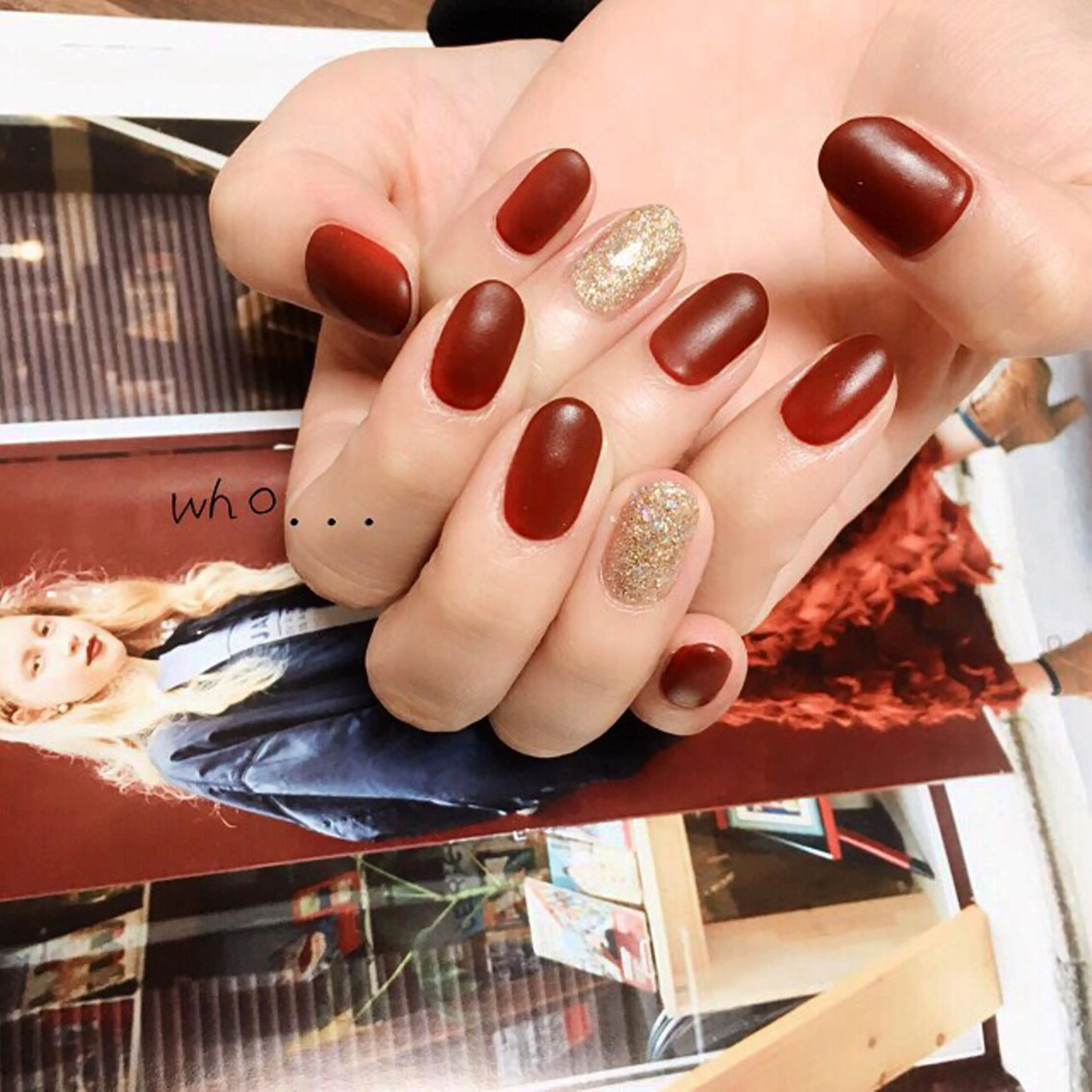 ネイル マットネイル NailSalon who...所属・n. fumikoのネイルデザイン