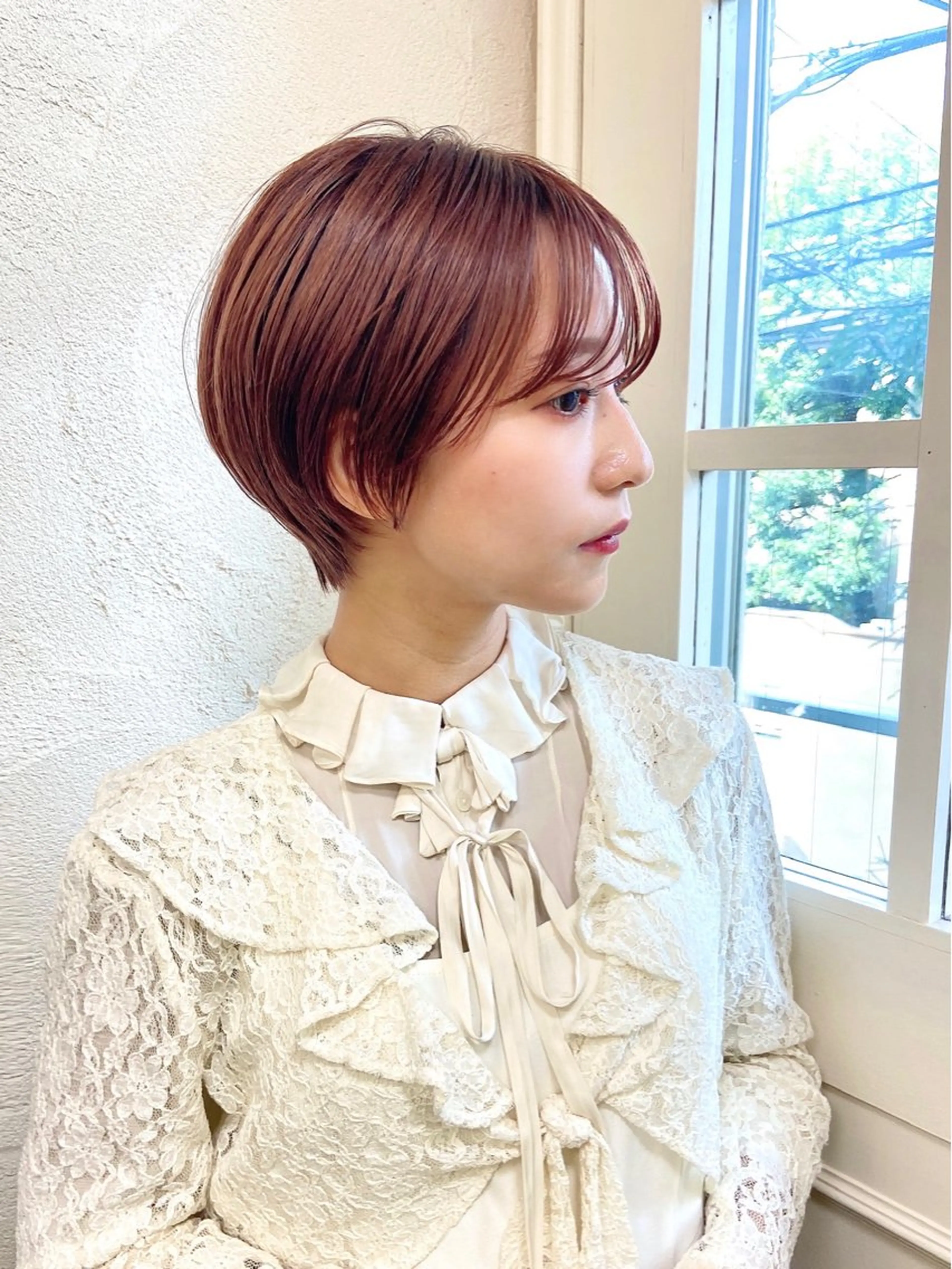 カラー うる艶カラー× ハイトーン/miuのヘアスタイル