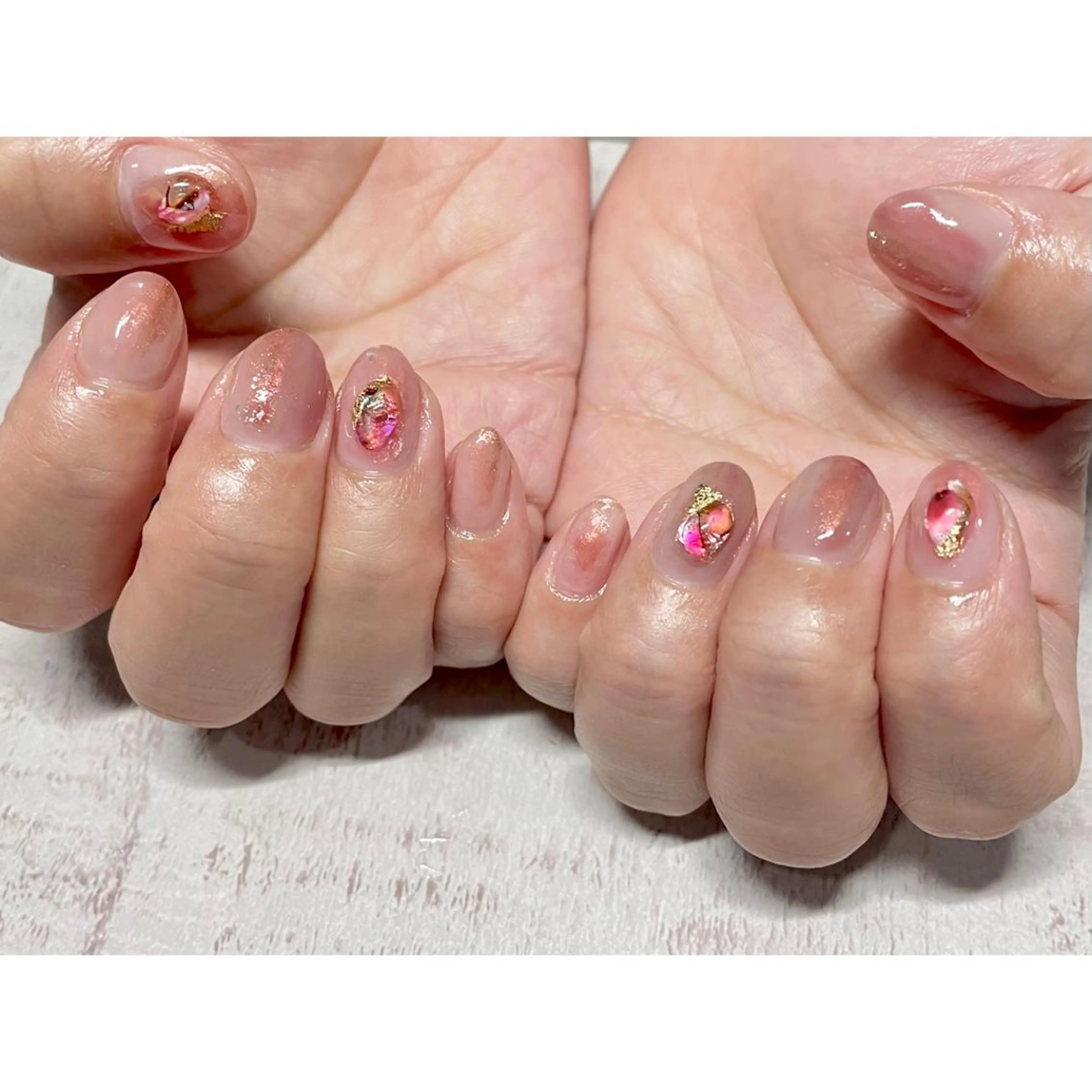 ネイル 𖡼 yumenoのネイルデザイン