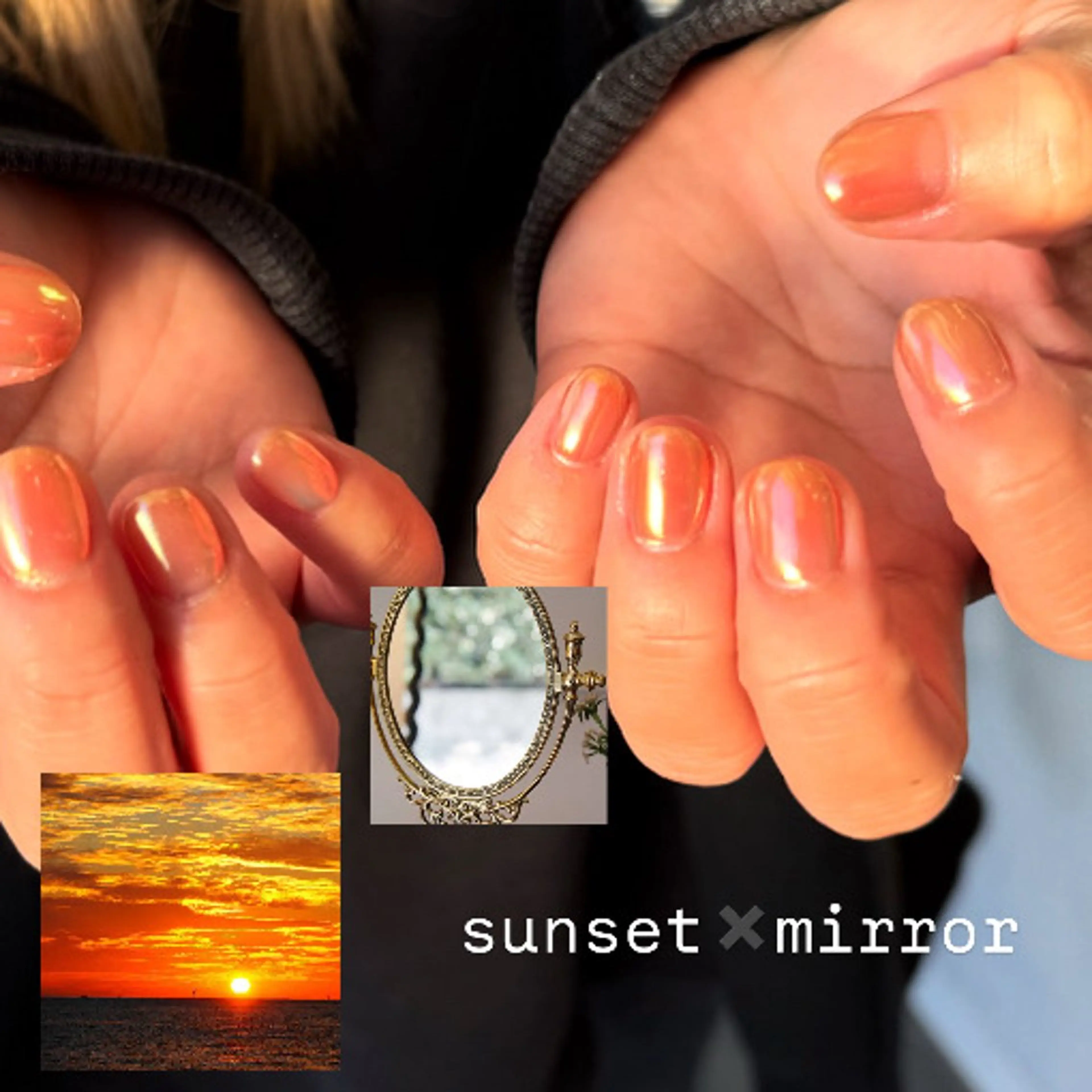 ネイル ミラーネイル colore' Kaedeのネイルデザイン