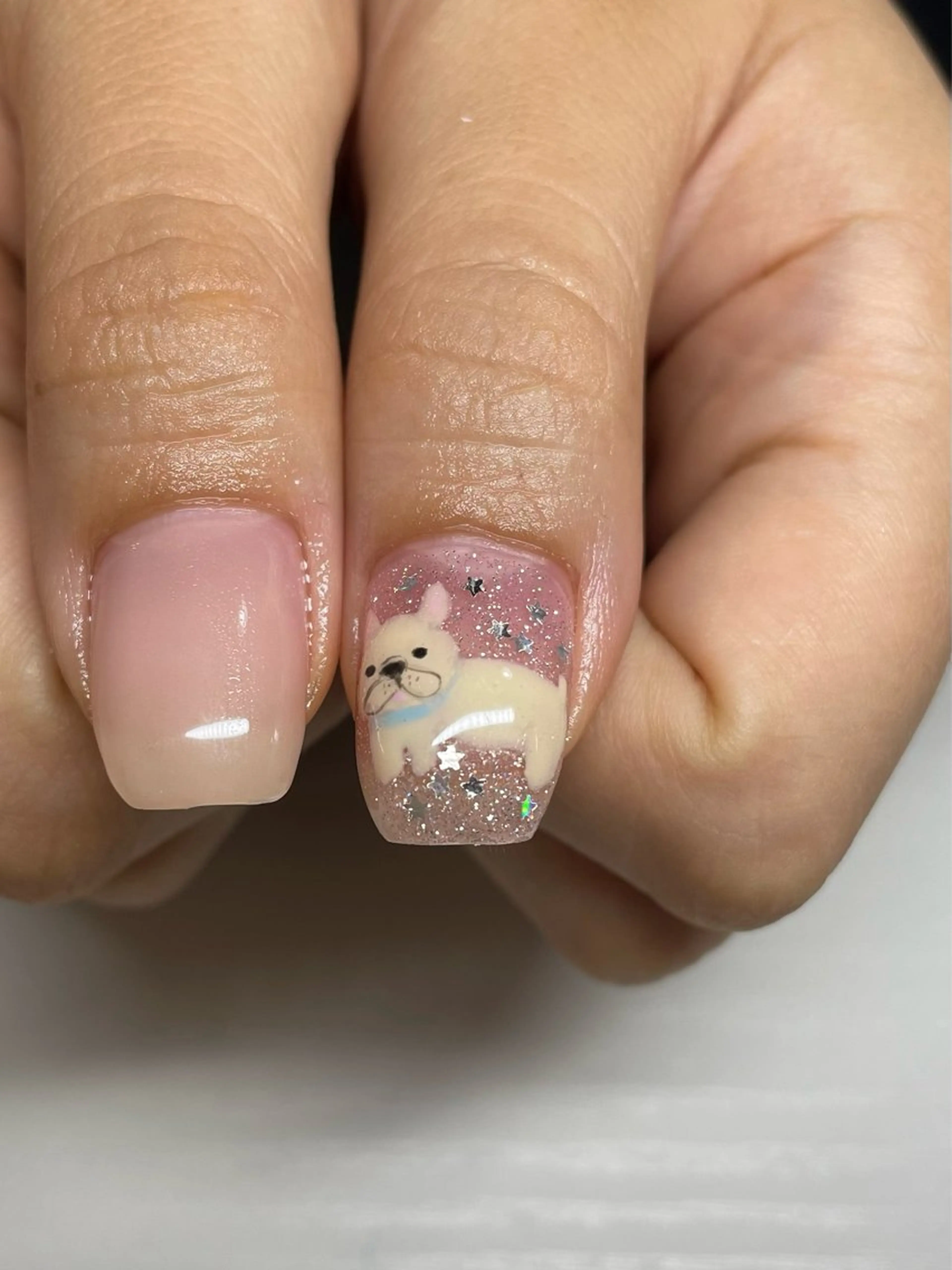 ショート ハンドネイル LBnail.sae /おえかきネイルのネイルデザイン