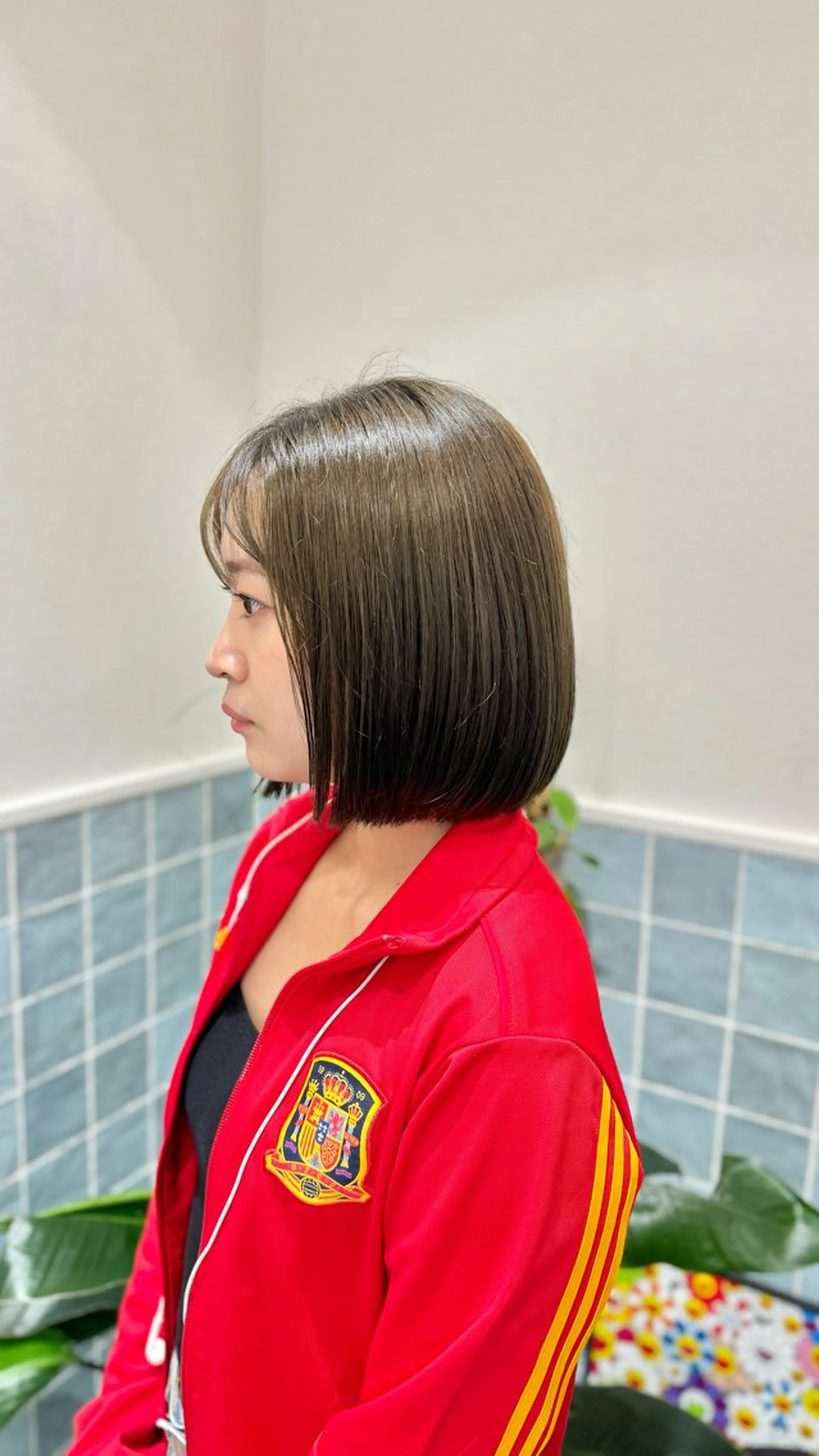 ミディアム ヘアカラー 透明感/オリーブ /わがつまこうすけのヘアスタイル