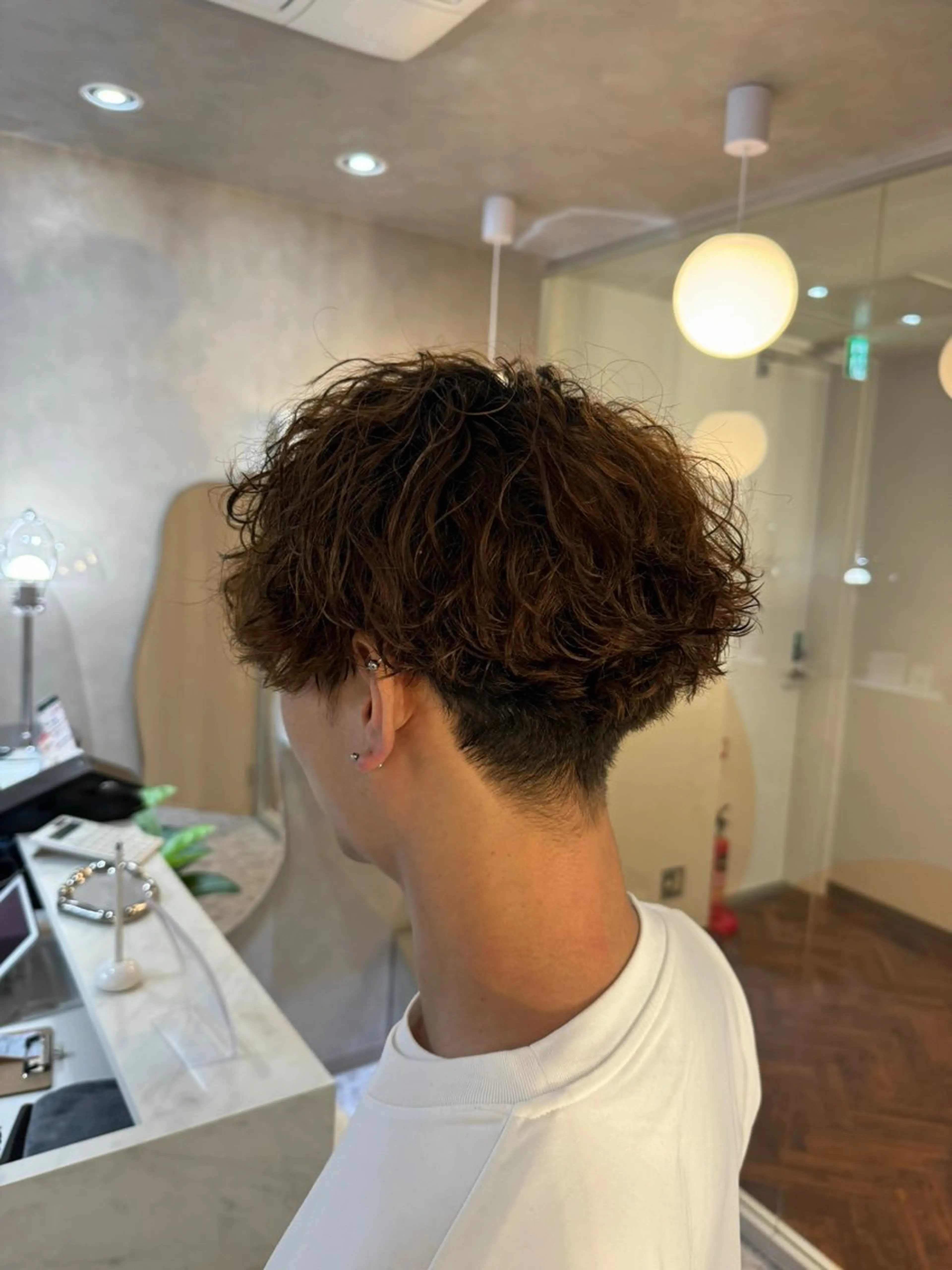 ミディアム Tink　天神店所属・今村賢治/メンズ/ レイヤー✨艶カラーのヘアスタイル