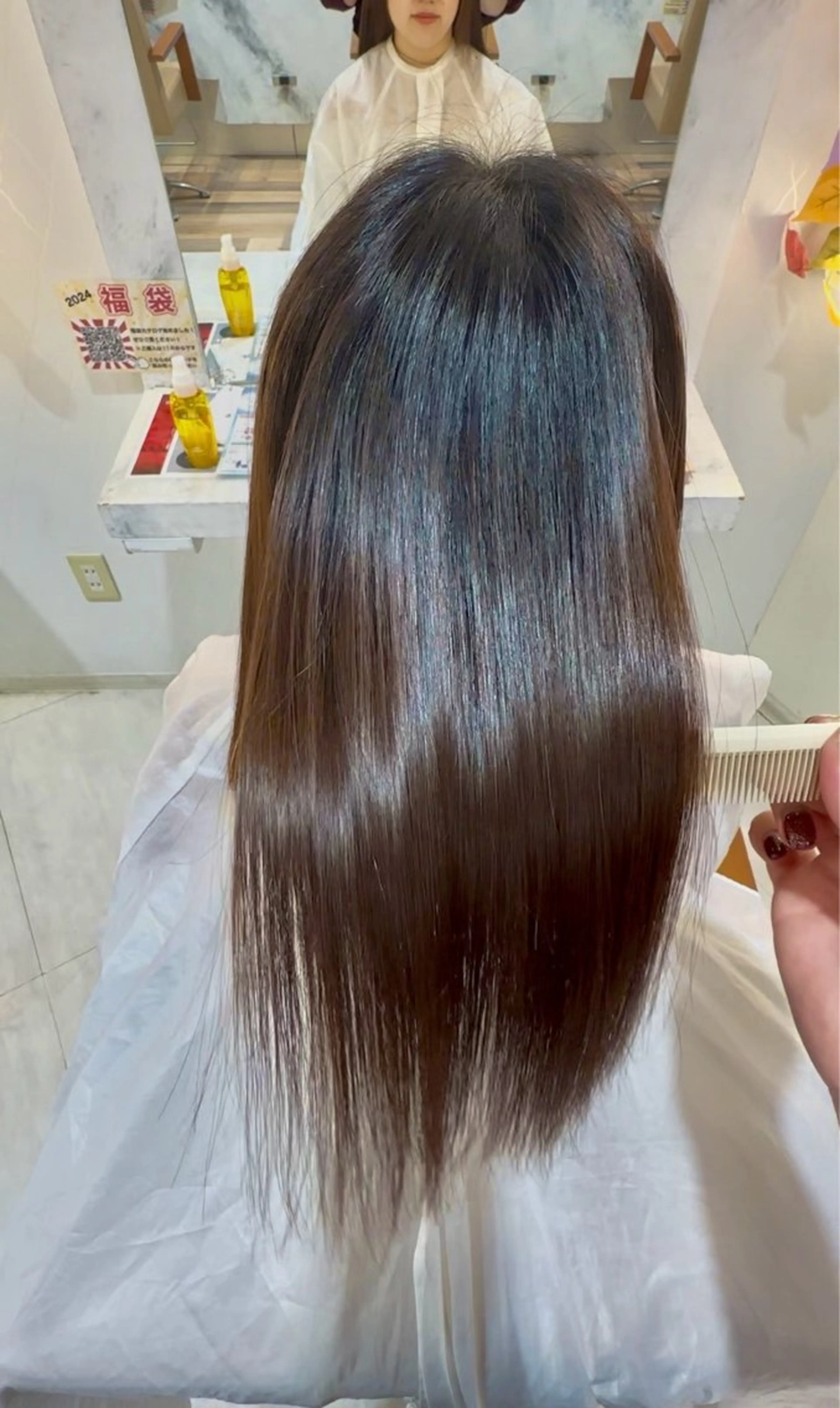 ミディアム カラー ミディアムパーマ 髪質改善 トリートメント SIGMA latte所属・畑中 夢のヘアスタイル