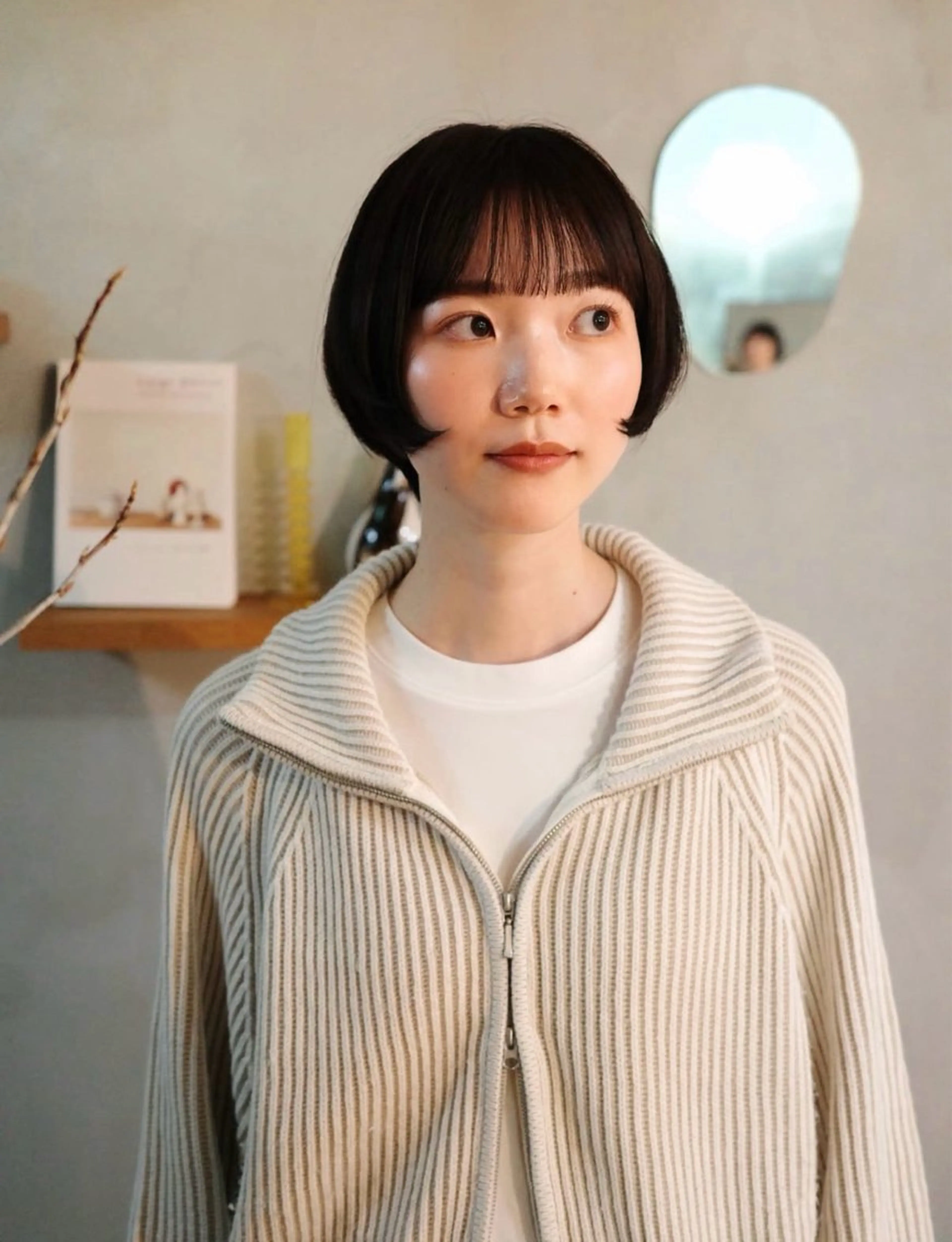 ショート カット ヘアカラー トリートメント 小野 龍樹のヘアスタイル