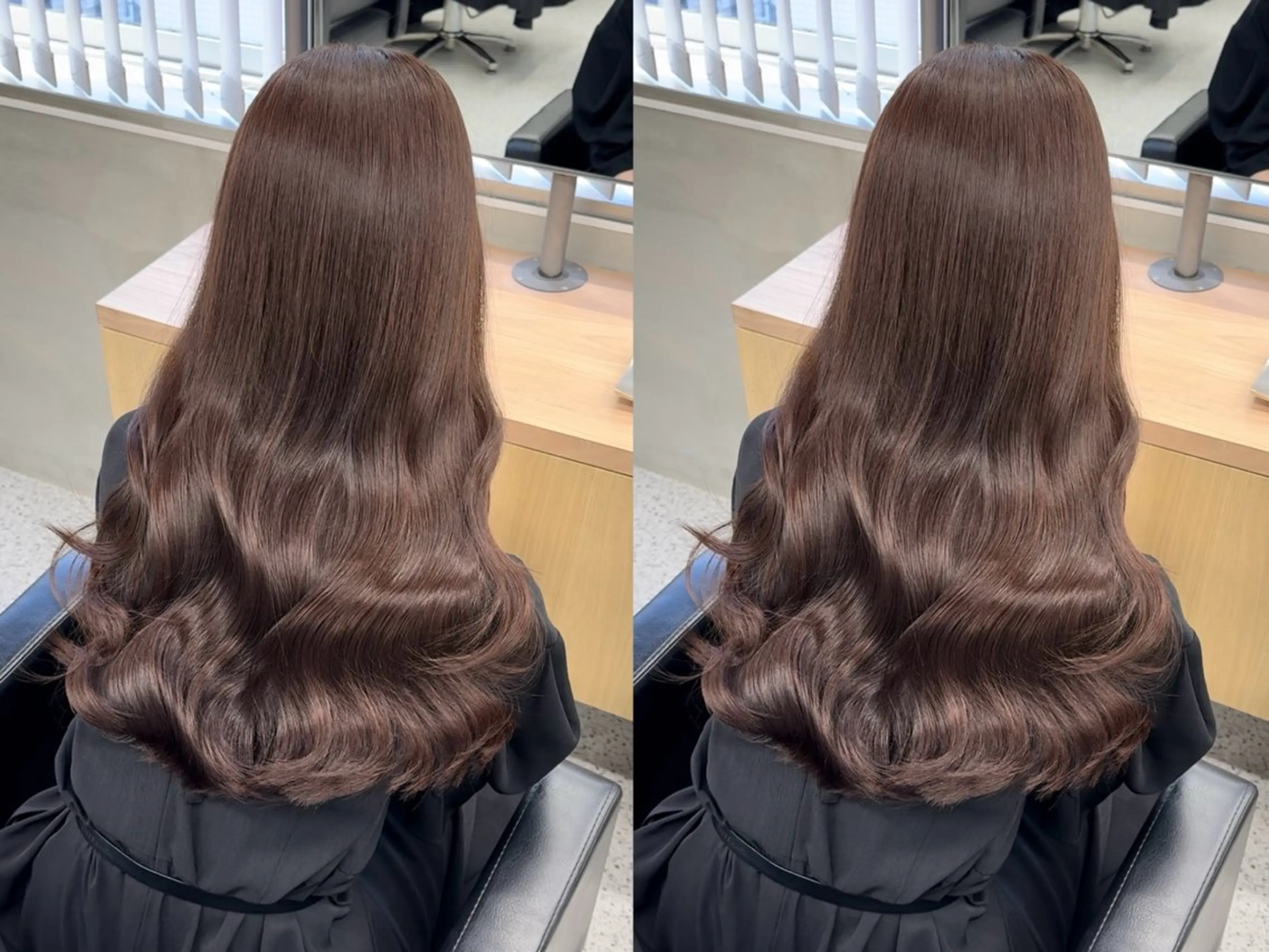 ブリーチなしダブルカラーの写真