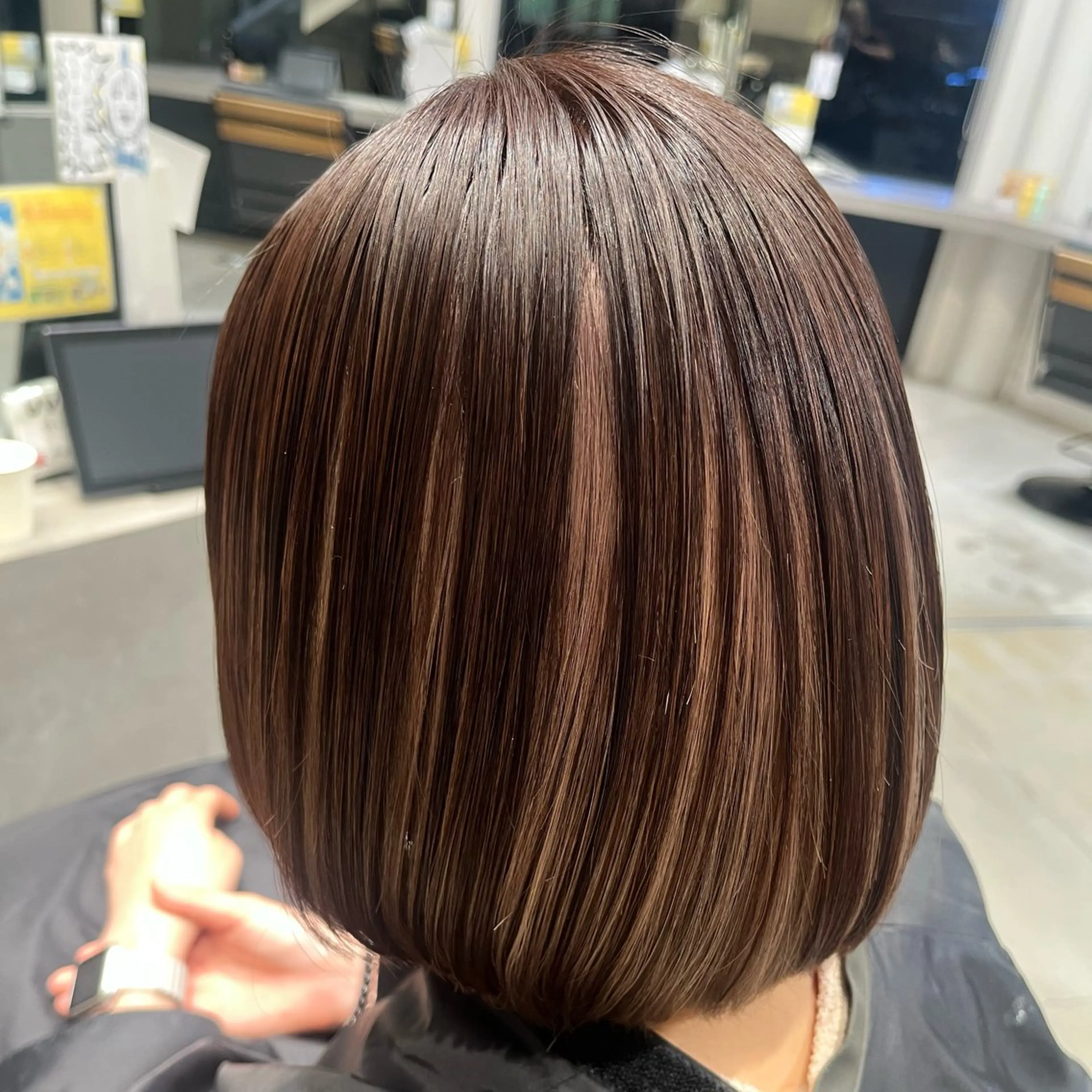 ショート カラー パーマ/レディース カット/伊藤萌のヘアスタイル