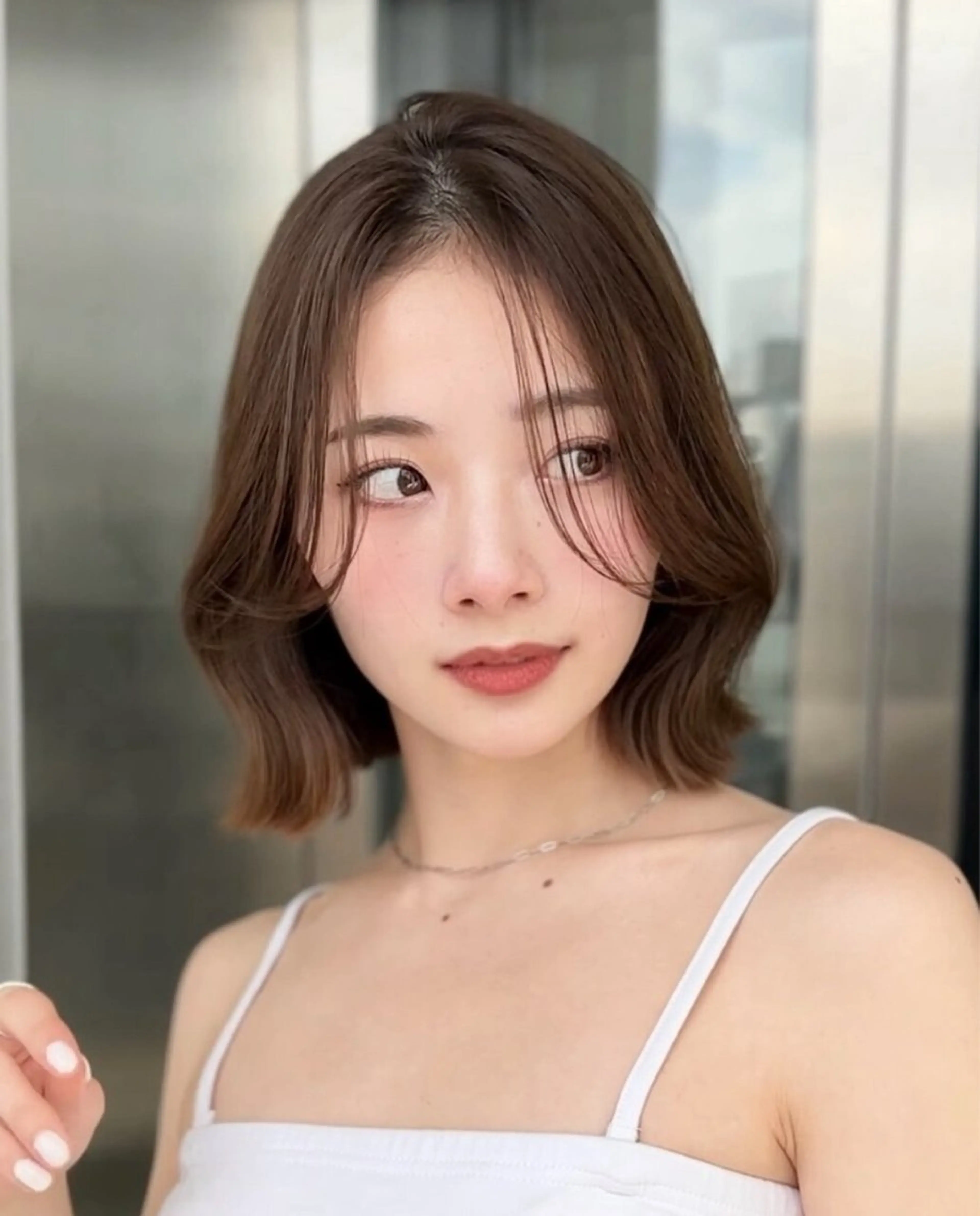 ショート カット ヘアカラー トリートメント Lond Bloom 天神ショート/ボブのヘアスタイル