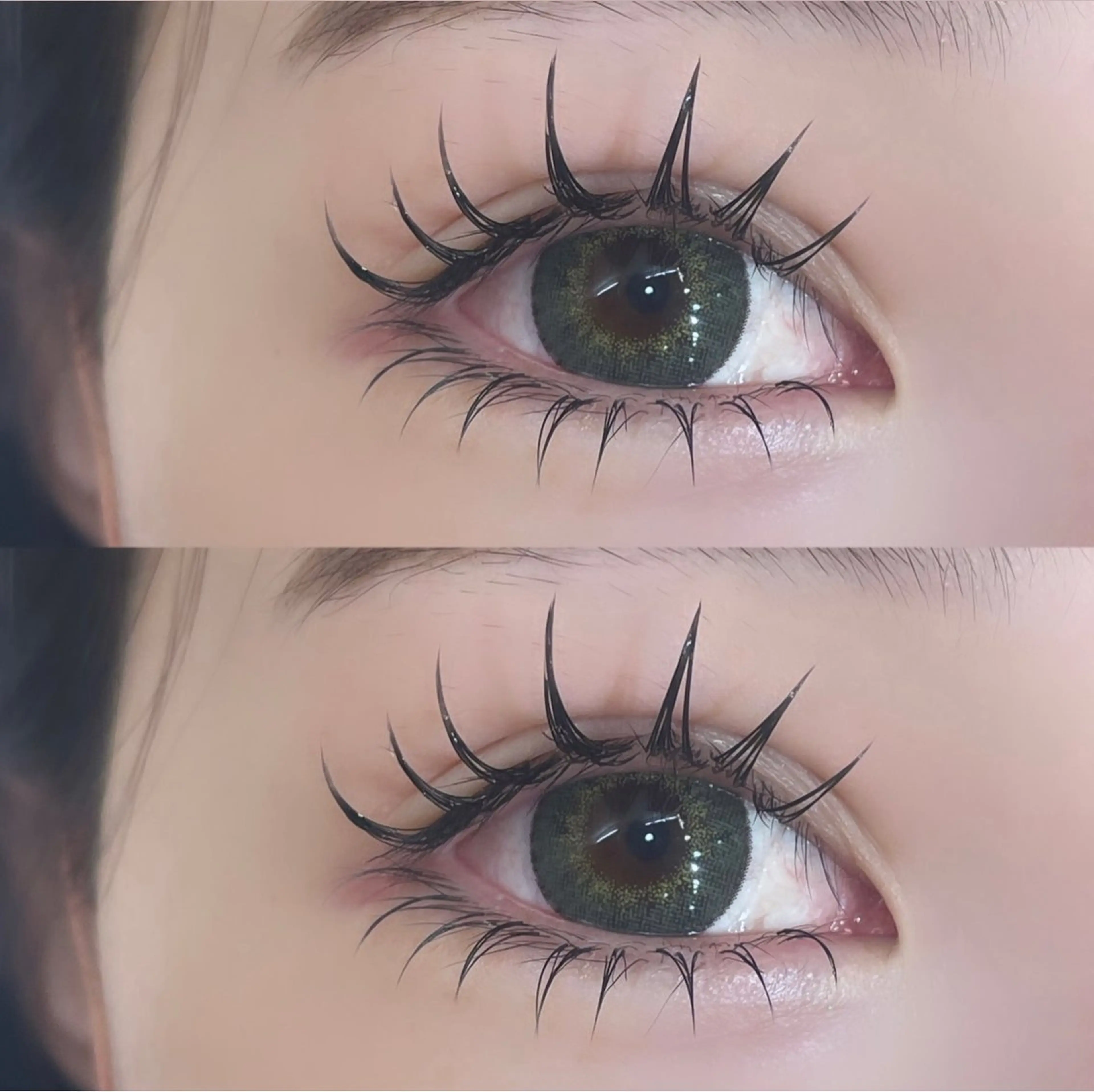 マツエク・マツパ フラットラッシュ 下まつげエクステ マツエク miina by m.o.d所属・𝙇𝙪𝙣𝙖 ⟡ アイリストのマツエク・マツパデザイン