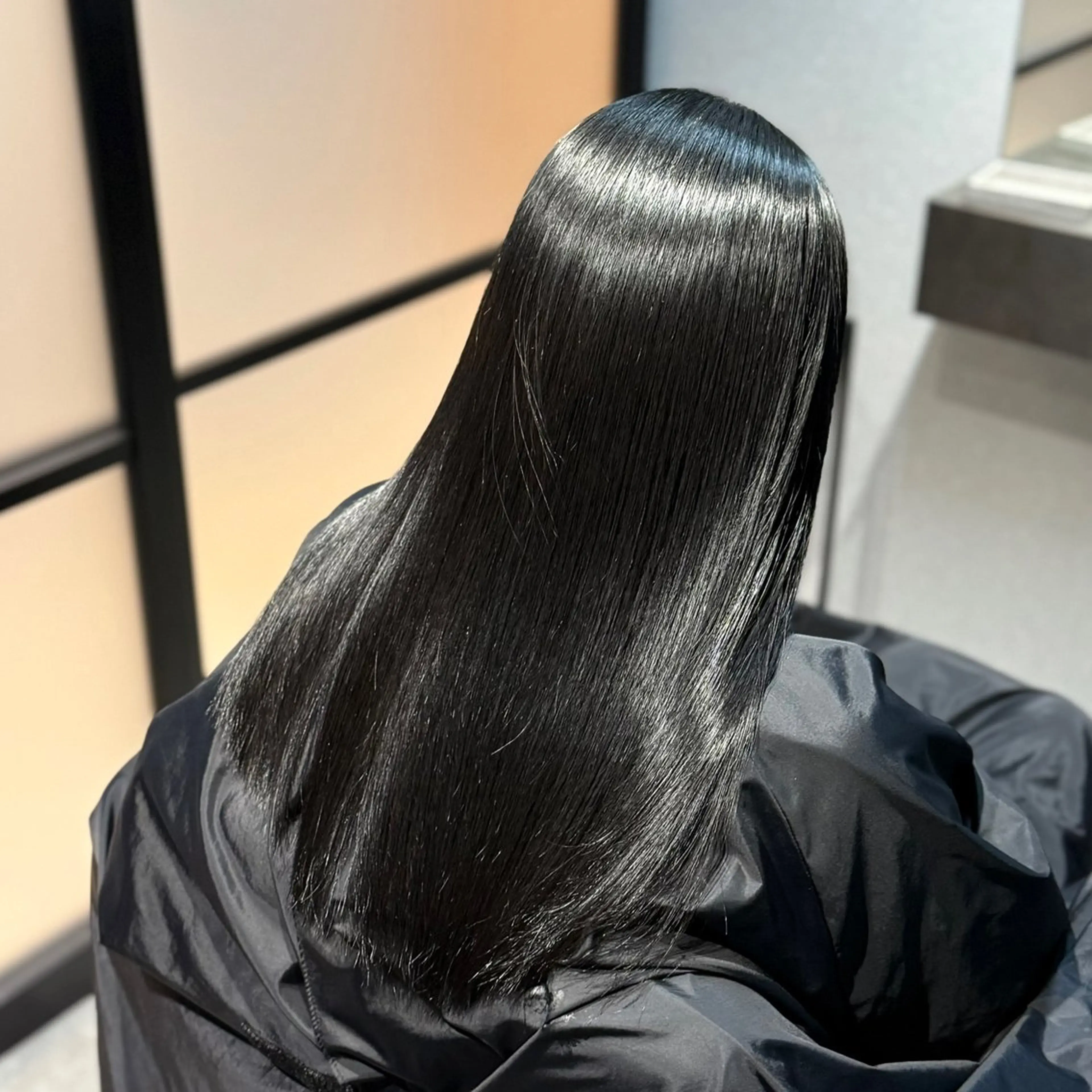 ロング パーマ 髪質改善 韓国風ヘア 縮毛矯正 トリートメント 縮毛矯正 ブリーチなし Ⅰ 髪質改善カラーのヘアスタイル