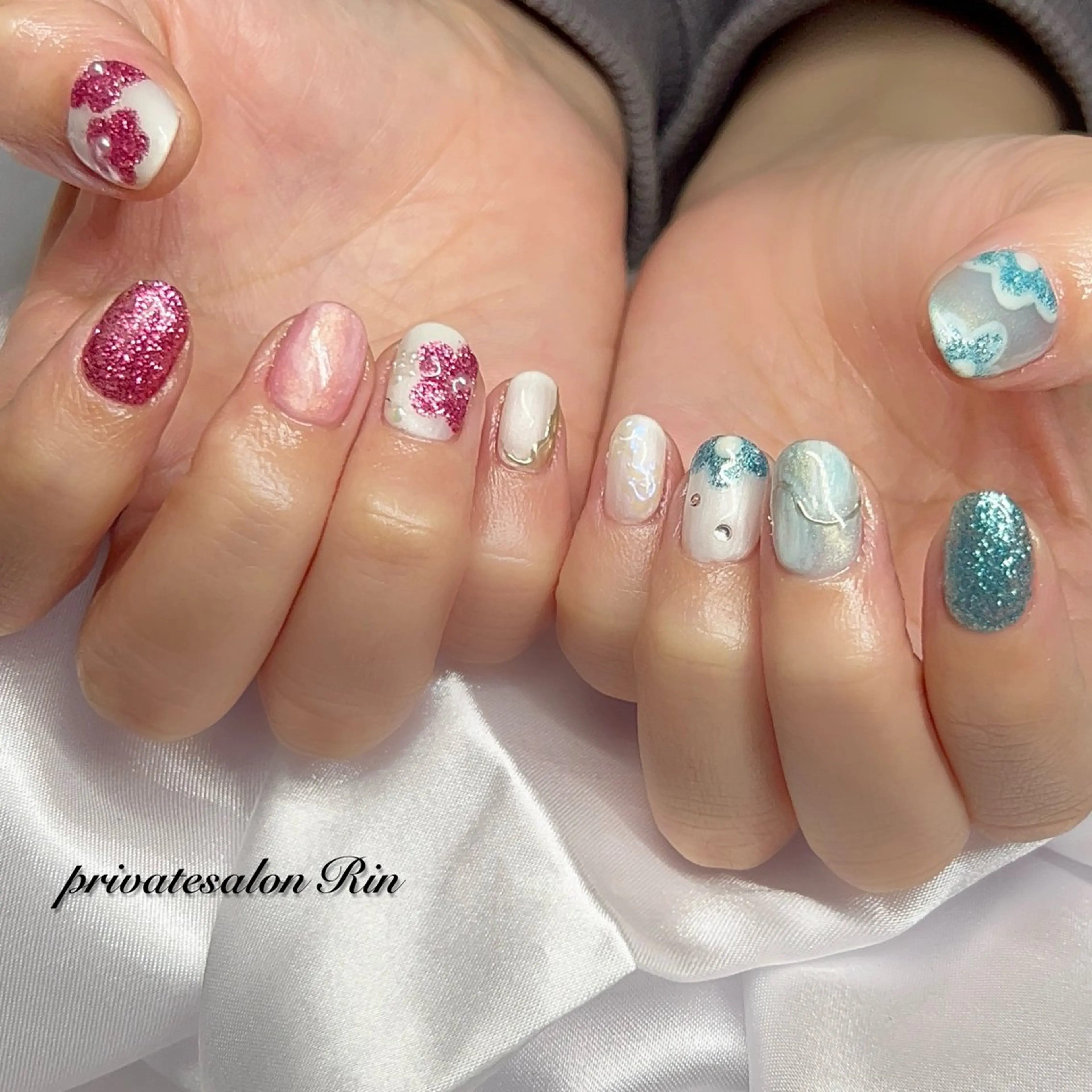 ネイル フラワーネイル private salon Rinのネイルデザイン