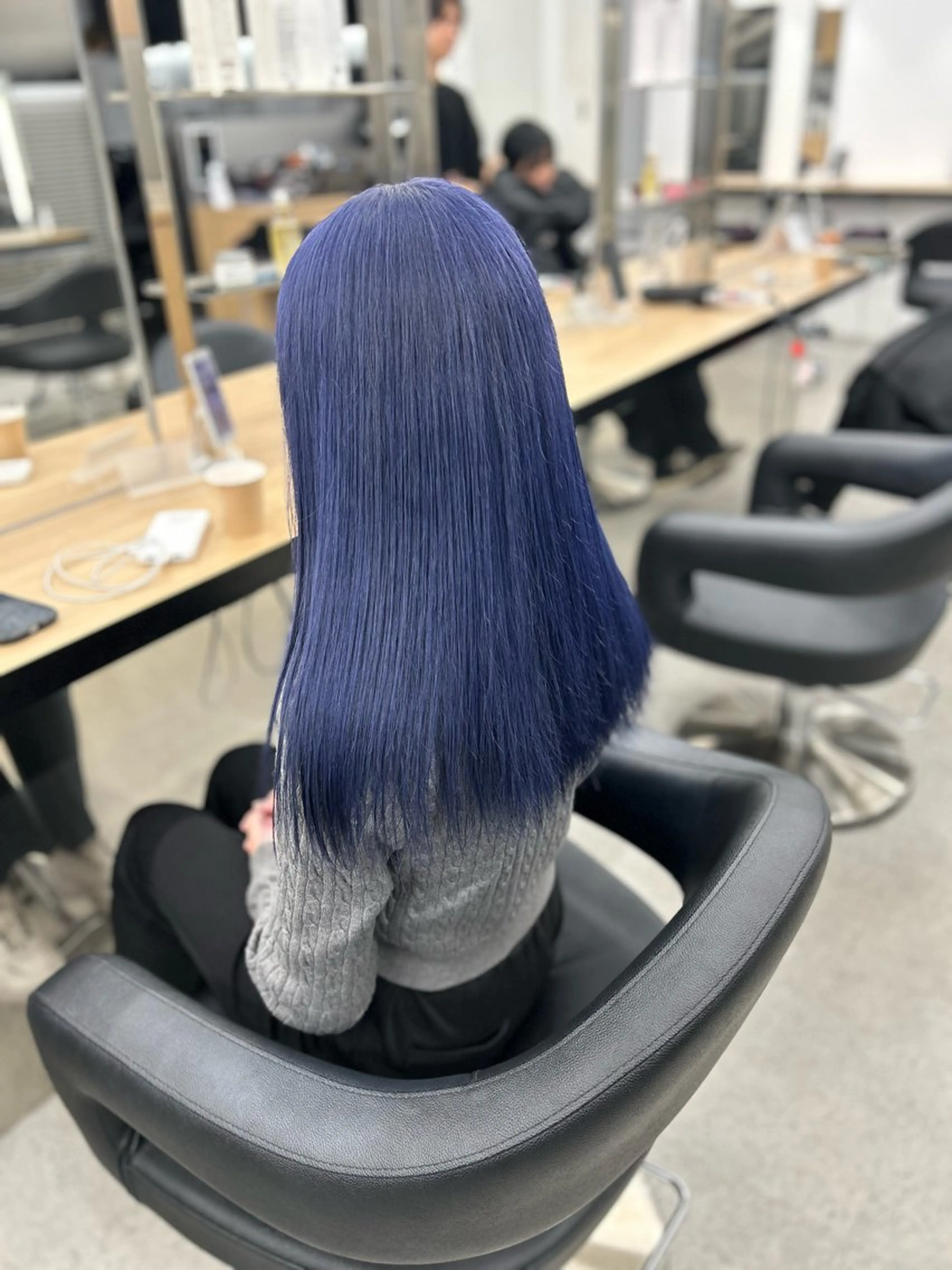 ロング カラー ヘアアレンジ トレンドモテカラー 🩷色落ちまで可愛くのヘアスタイル