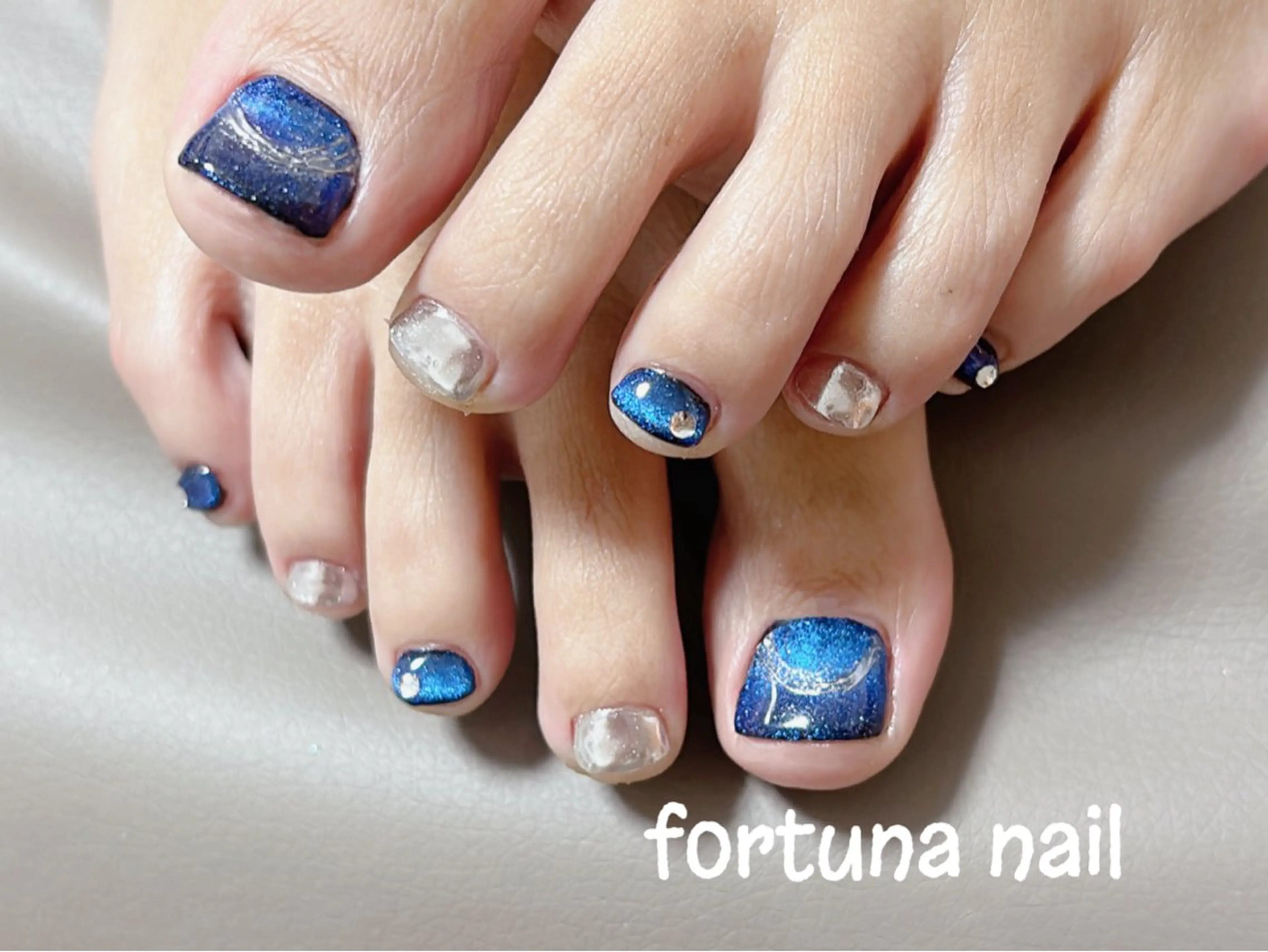 ネイル フットネイル Nail •Head スパFortunaのネイルデザイン