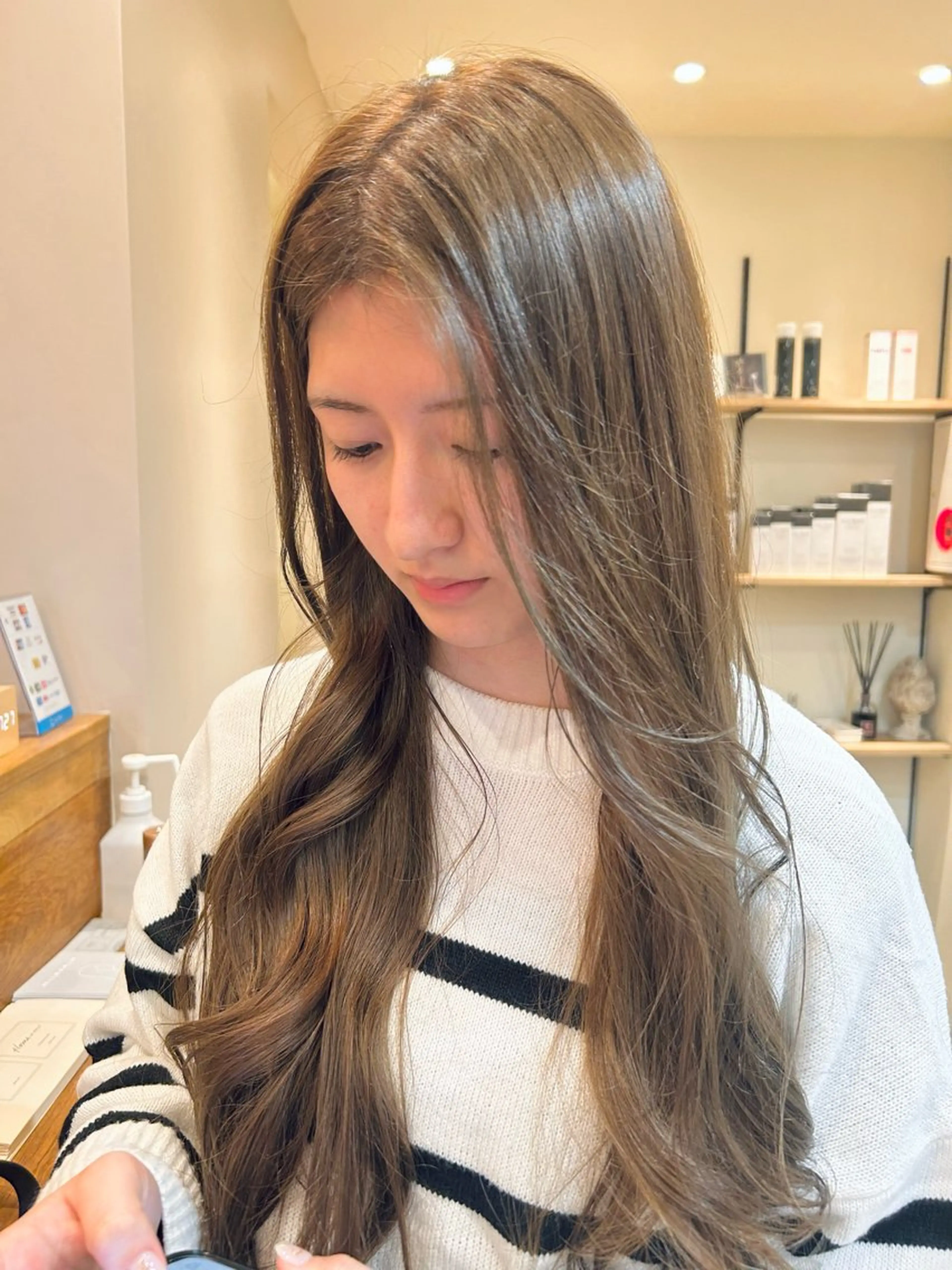 ロング ヘアカラー トリートメント ♥yelm ユウナ♥のヘアスタイル