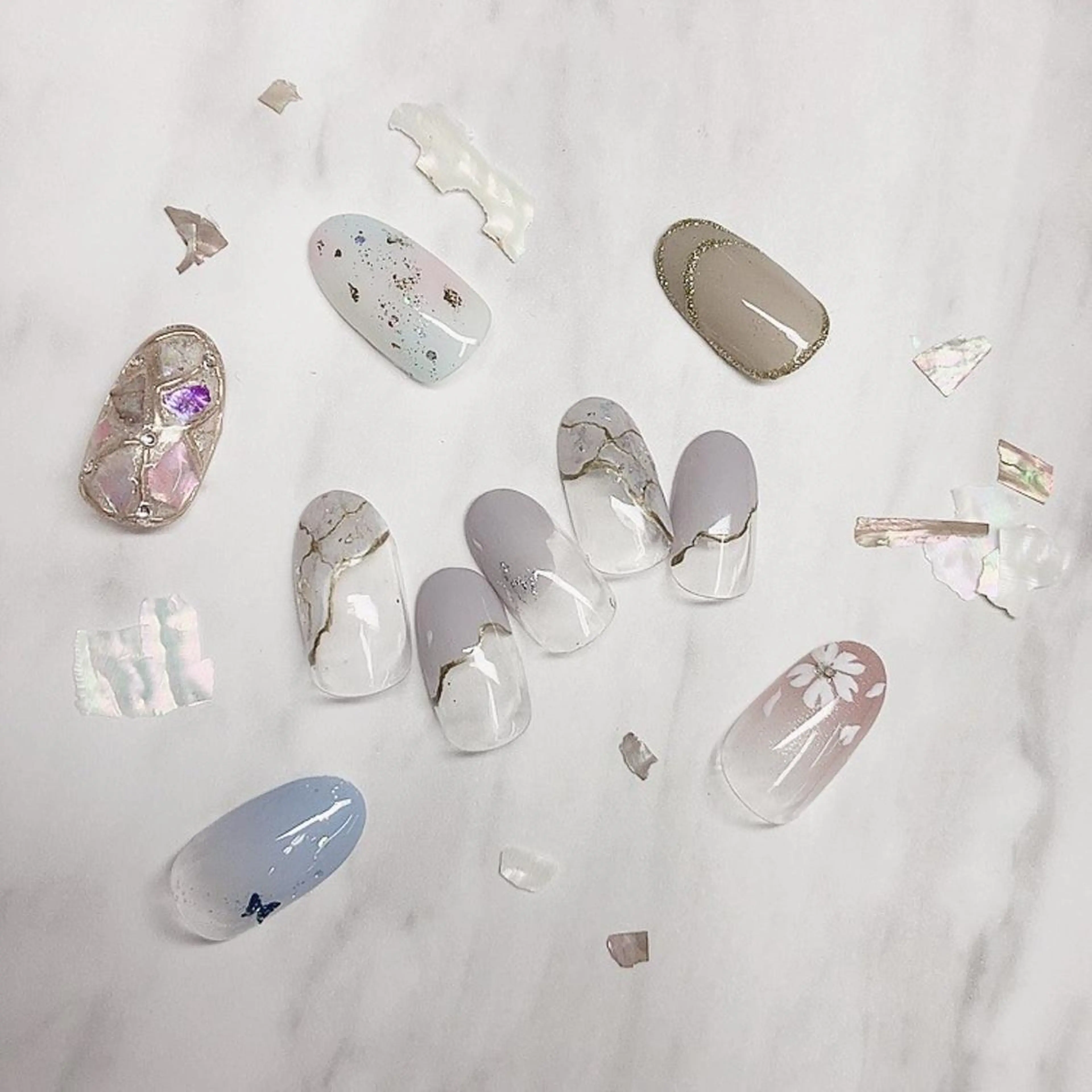 ネイル ネイルPetit Ribbonのネイルデザイン