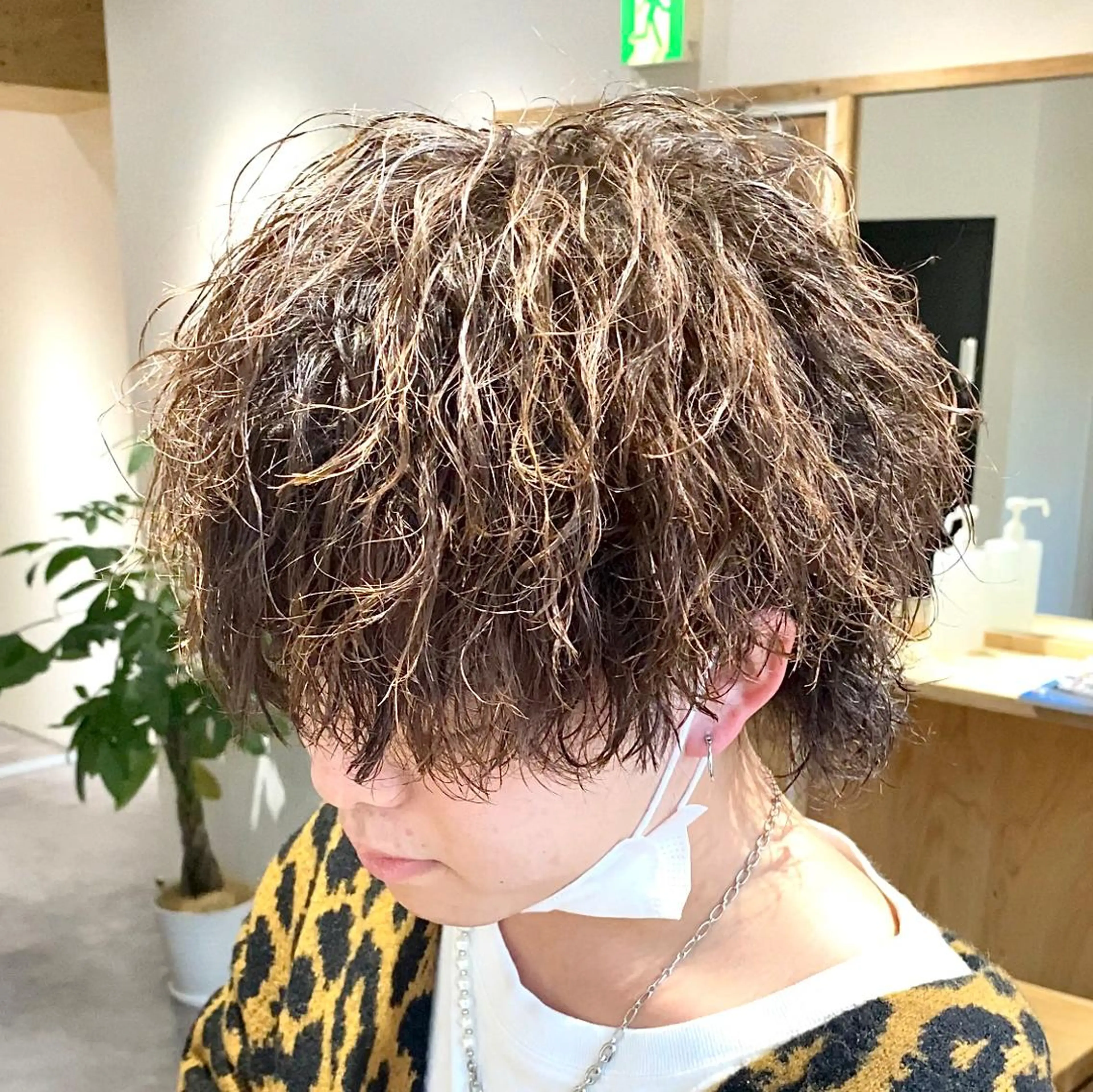 カラー パーマ メンズ トレンドパーマ‼️ NAOKI💥のヘアスタイル