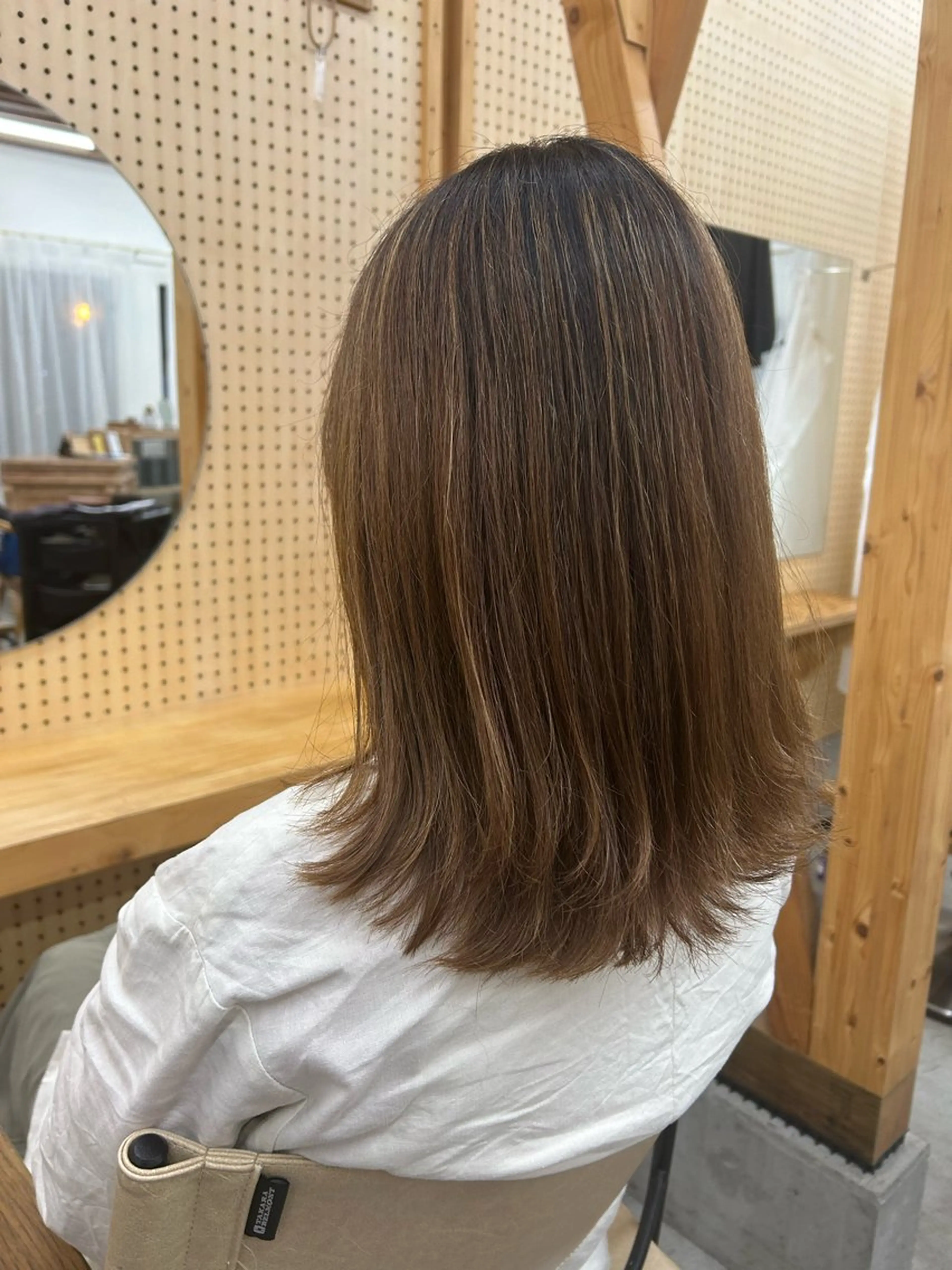 セミロング ena.所属・藤田 果穂のヘアスタイル