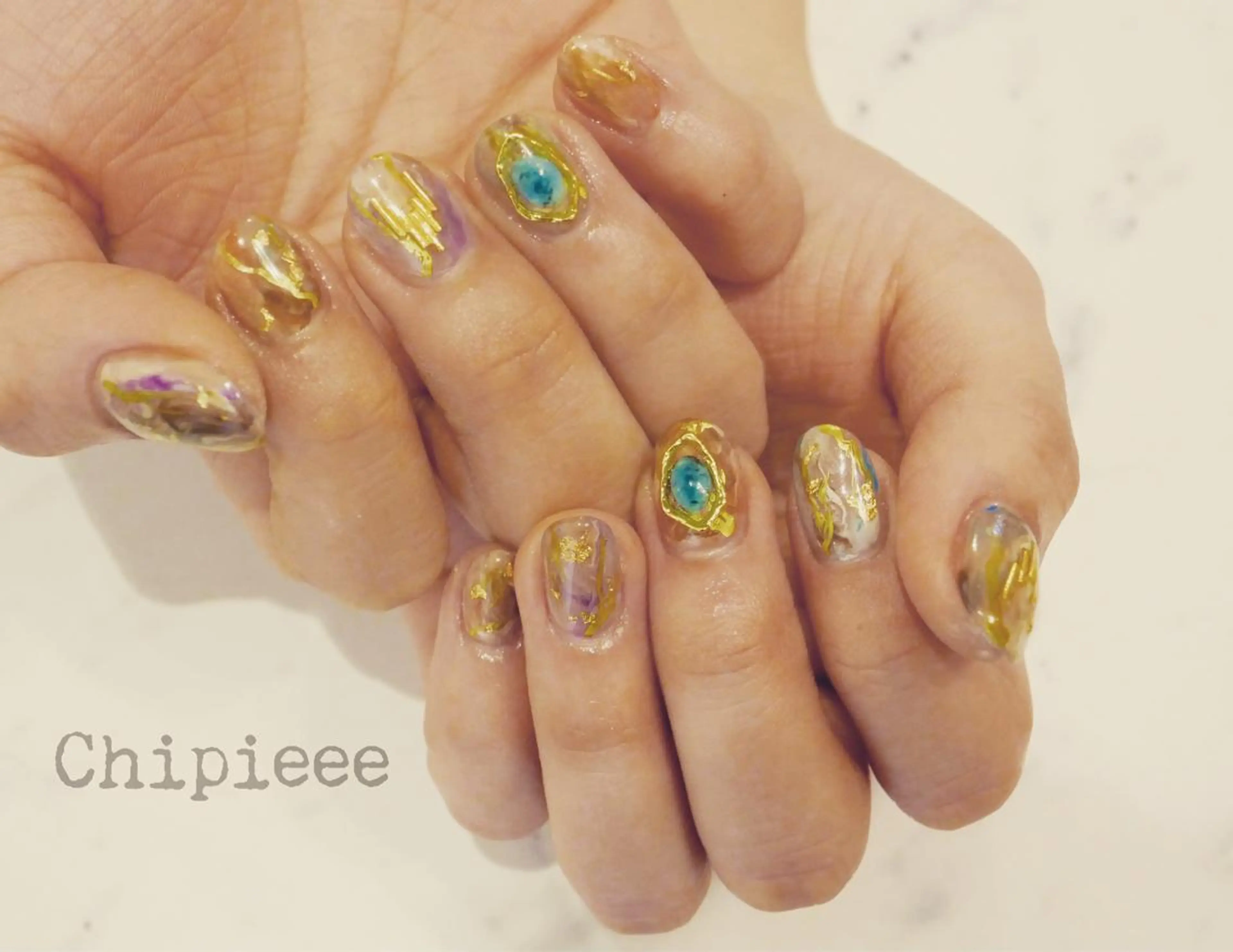 ネイル revia所属・ERI Nailistのネイルデザイン