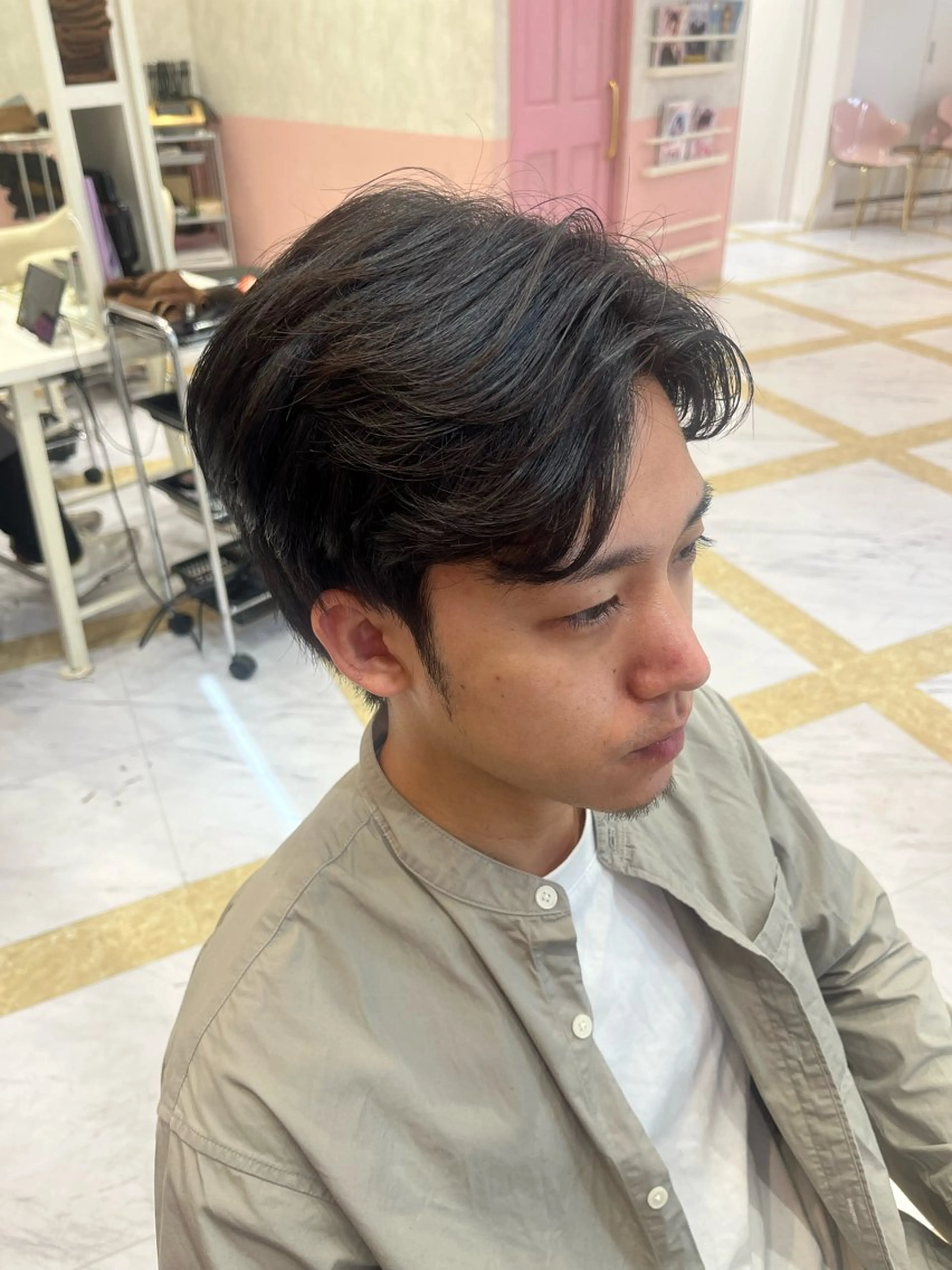 メンズ カット 大阪韓国メンズ特化 LUNAのヘアスタイル