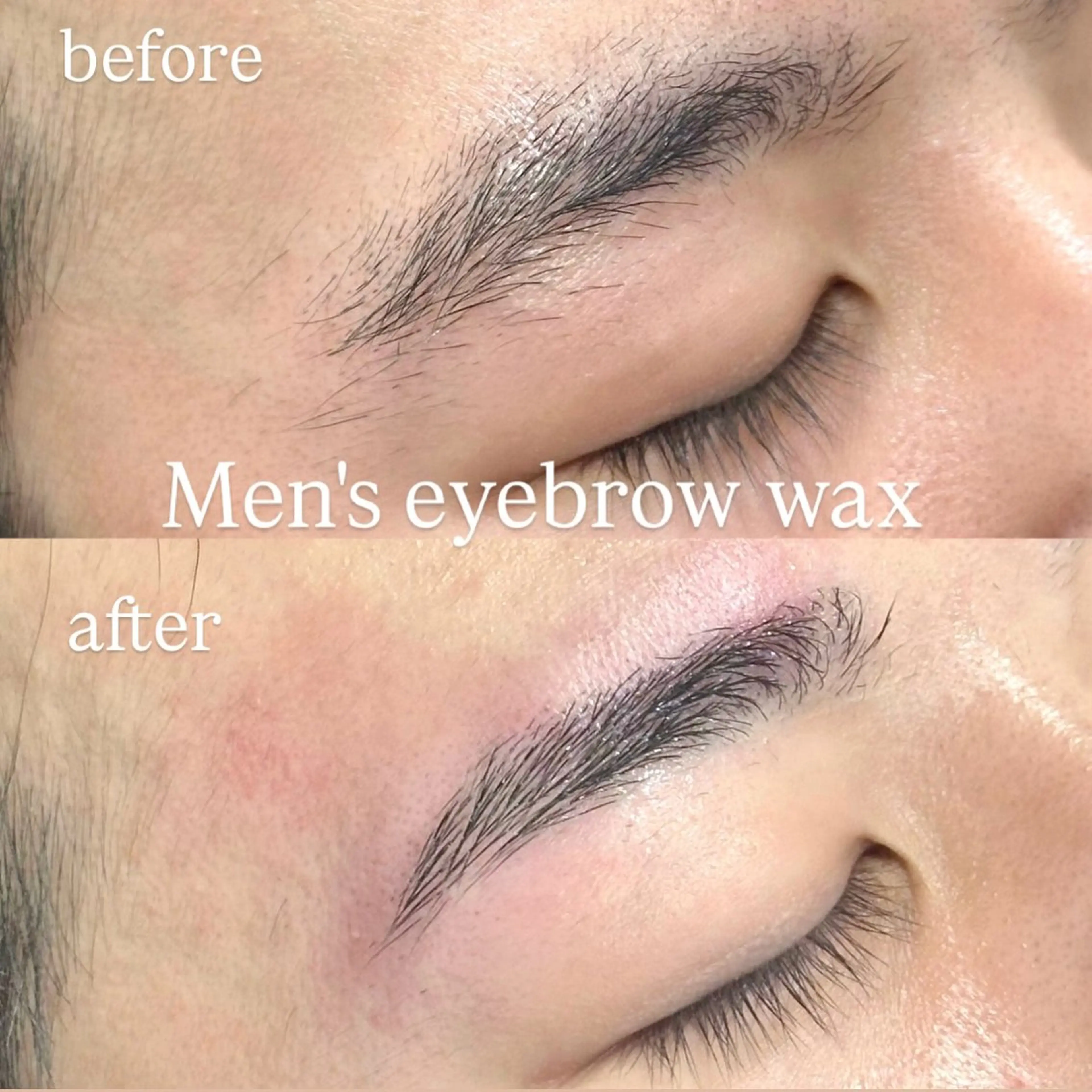 【 学割U24 】👦🏻メンズ美眉スタイリング💙［眉毛ワックス脱毛┊︎アイブロウ ］𓂃 𓈒𓏸の写真