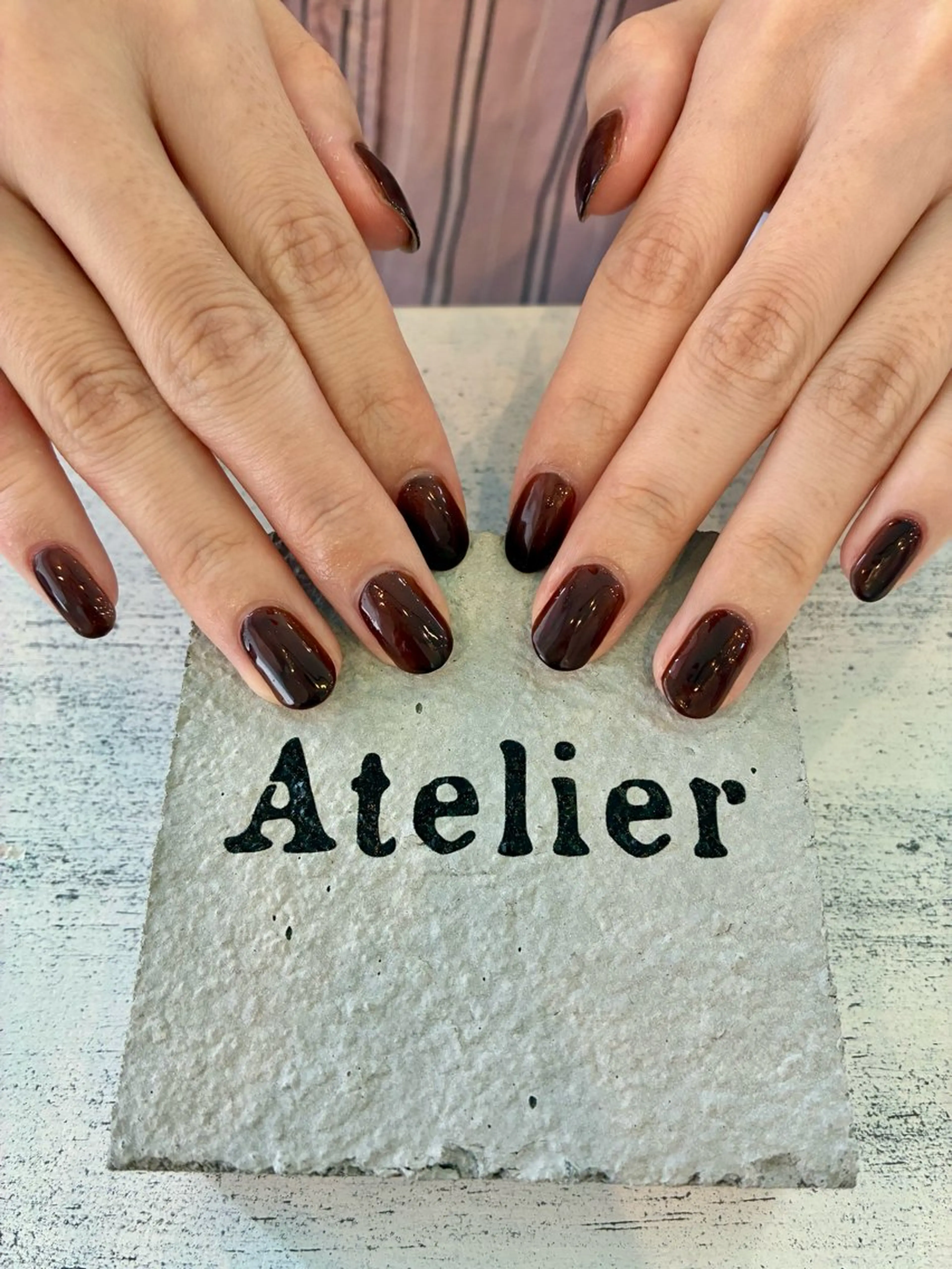 ネイル ワンカラーネイル Atelier Nail所属・Atelier HIKARIのネイルデザイン
