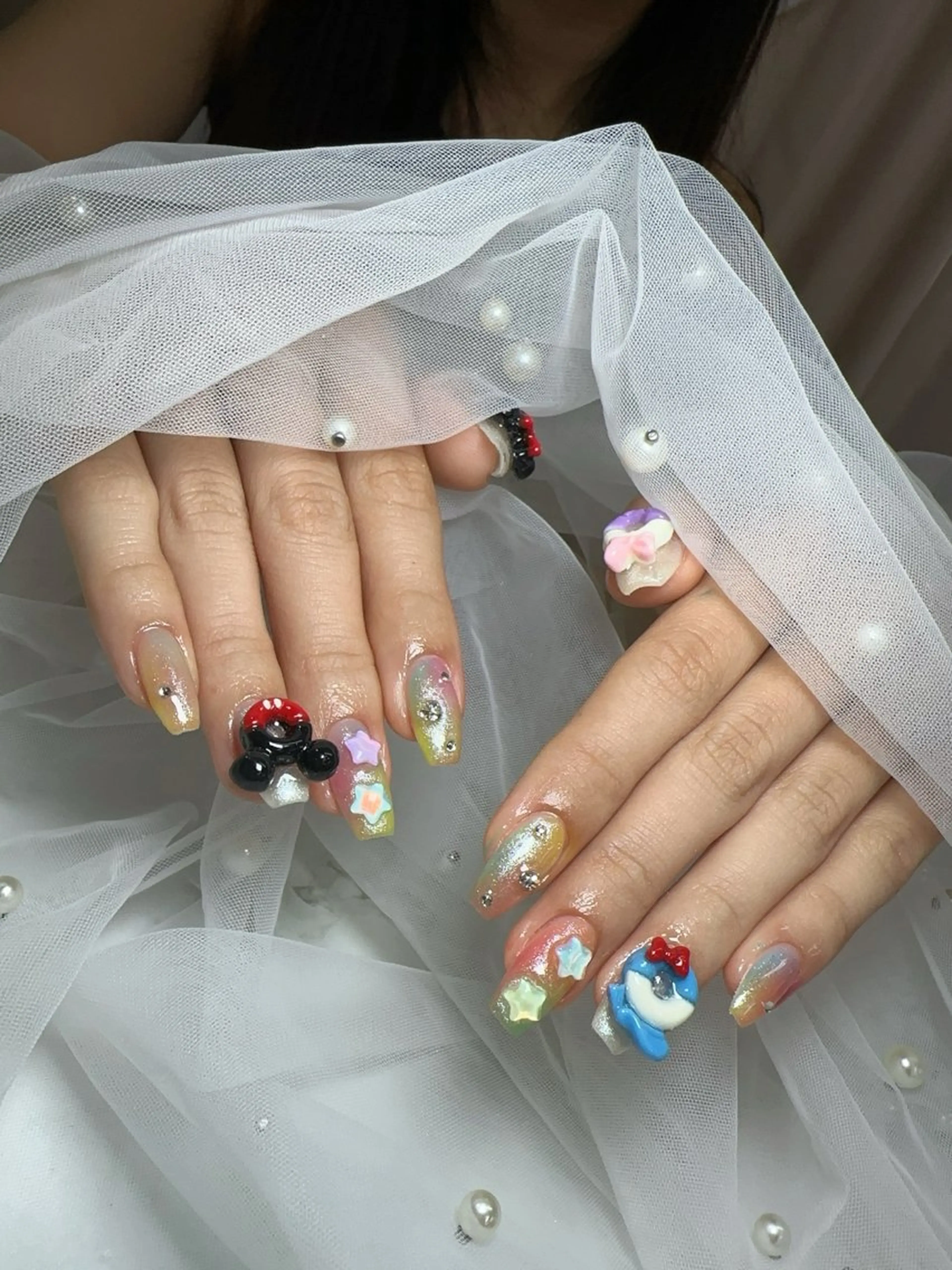 ネイル Hey🌈NAIL 長さ出し専門店のネイルデザイン