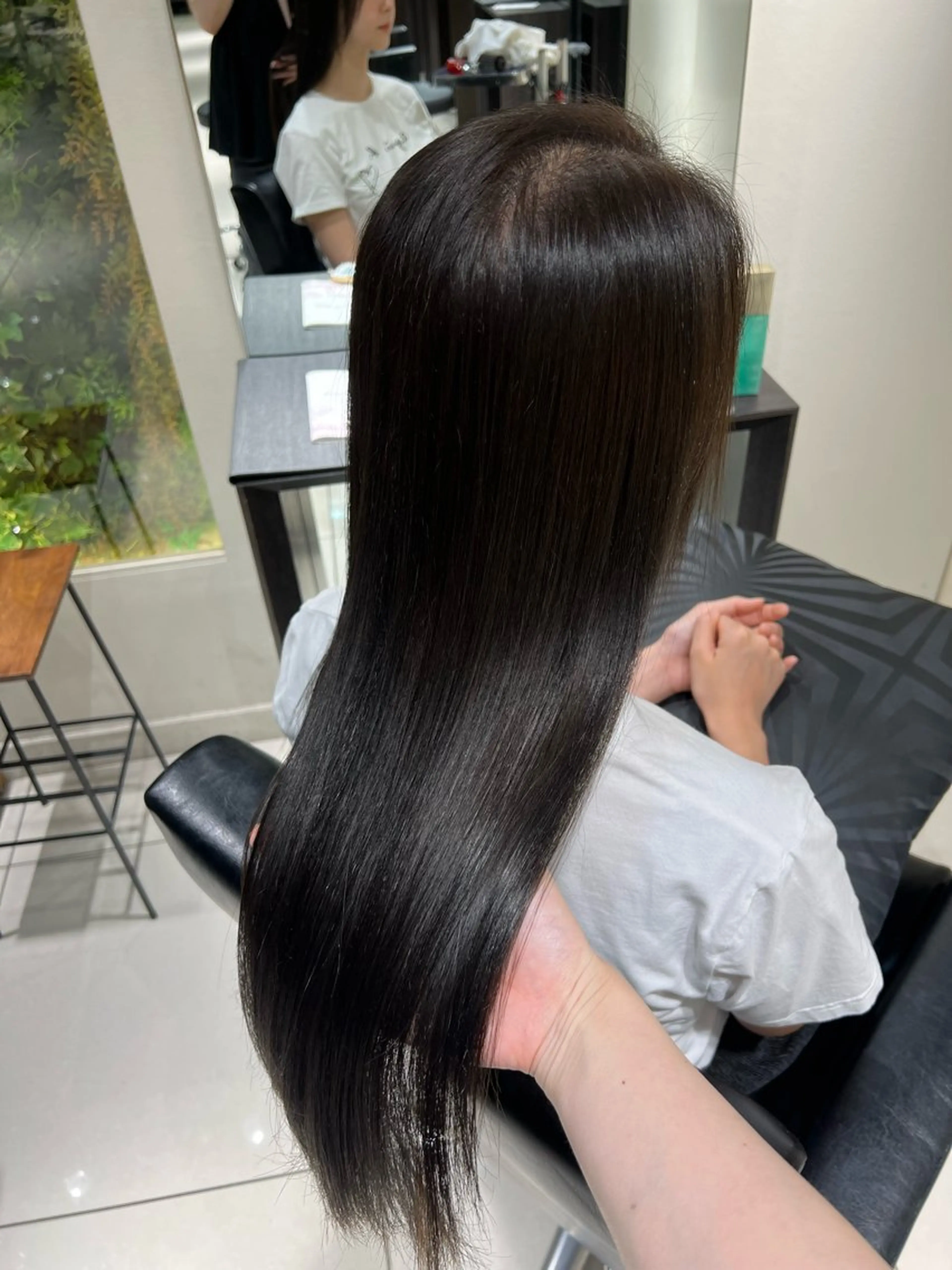 ロング カラー グレージュ 🧊🪞透明感カラー himeのヘアスタイル