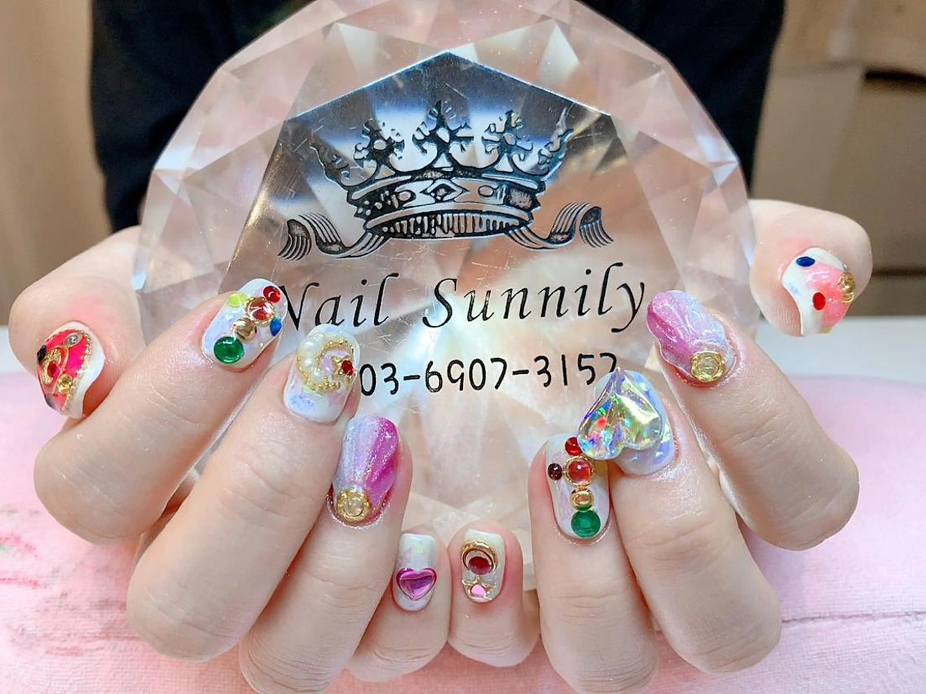 ネイル 長さだし専門店 M2　rikaのネイルデザイン