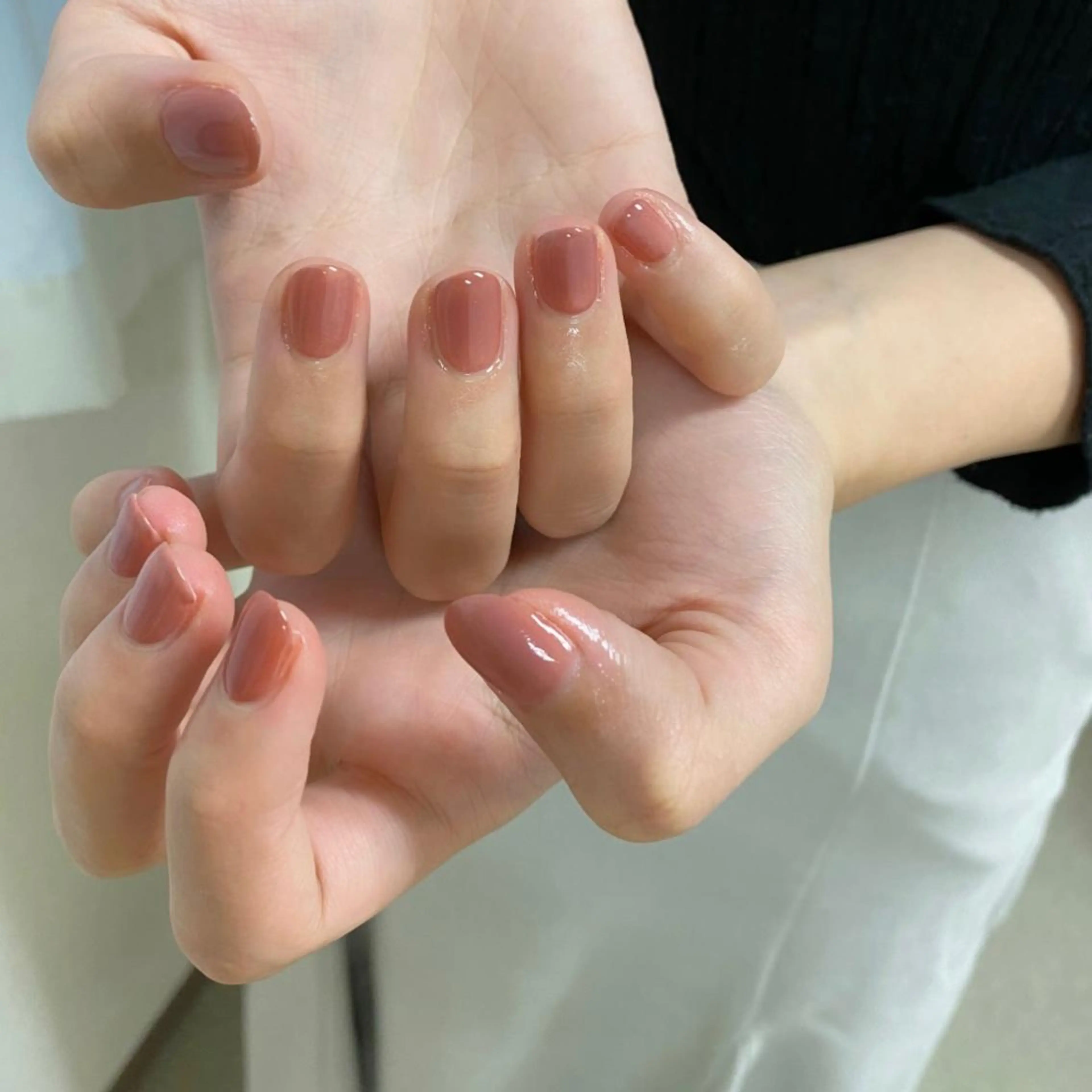 ネイル ピンク ハンドネイル ショートネイル. Home sweetのネイルデザイン