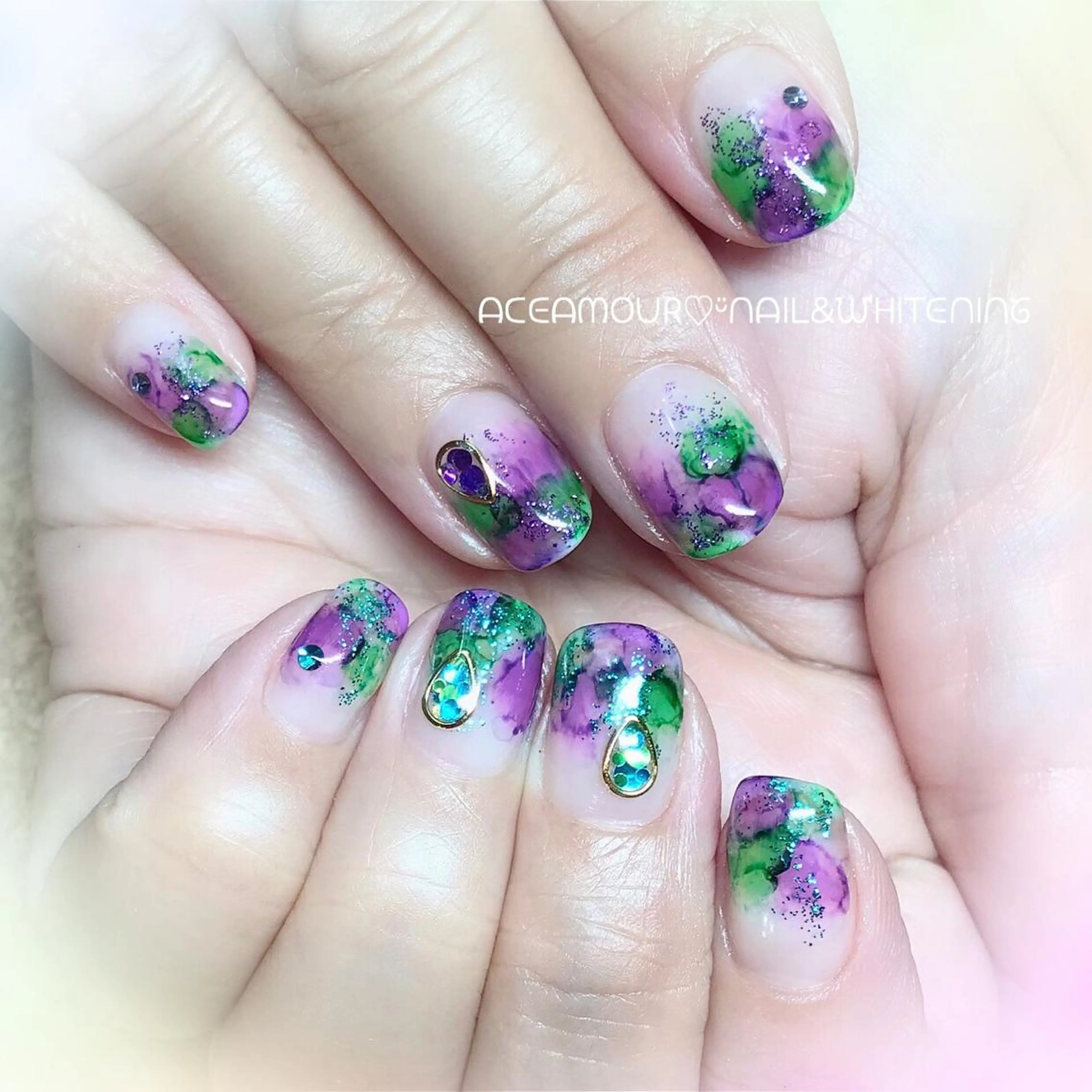 ネイル ネイル/耳つぼ /新ホワイトニングのネイルデザイン