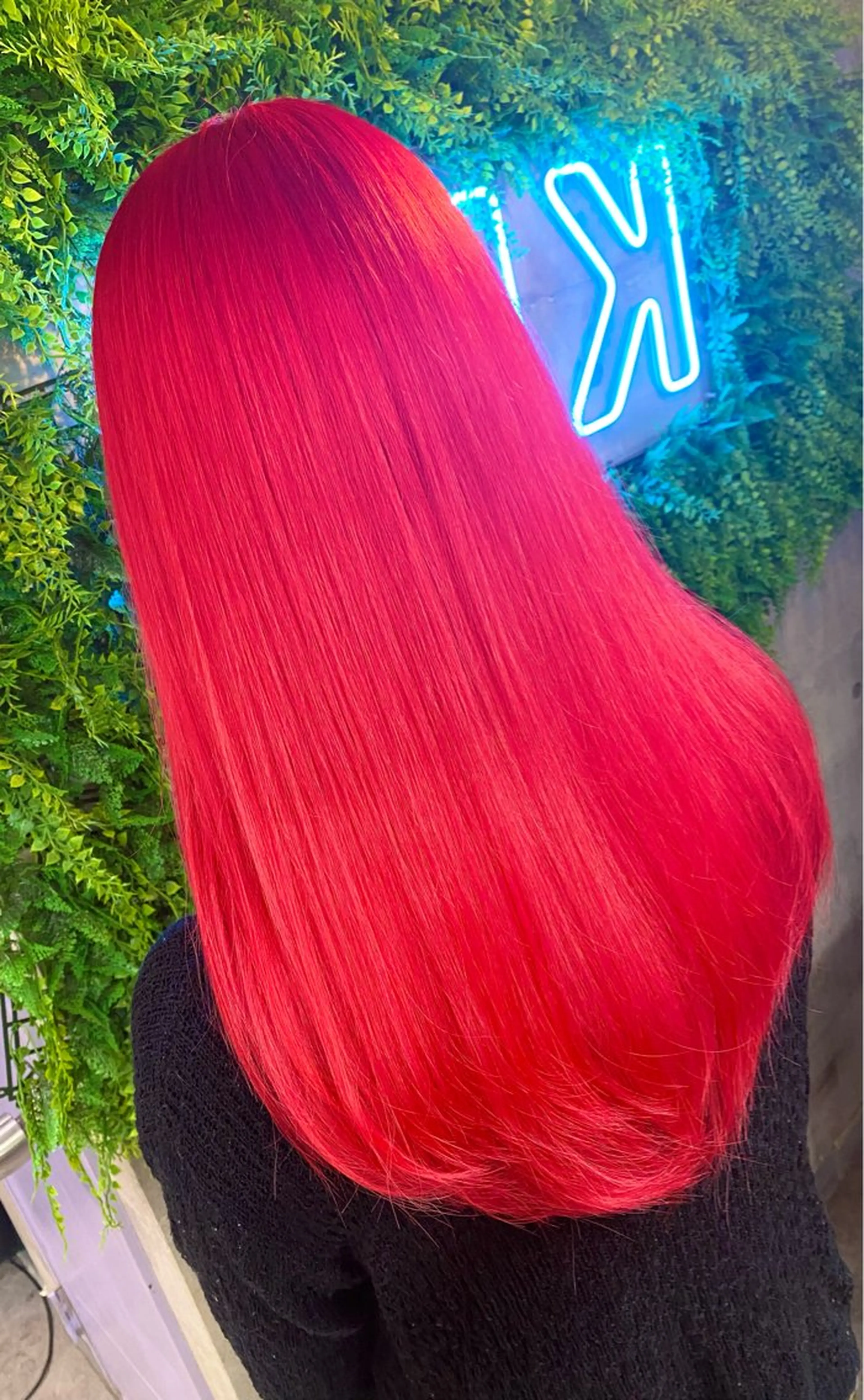 ロング ヘアカラー トリートメント 國分 伸也のヘアスタイル