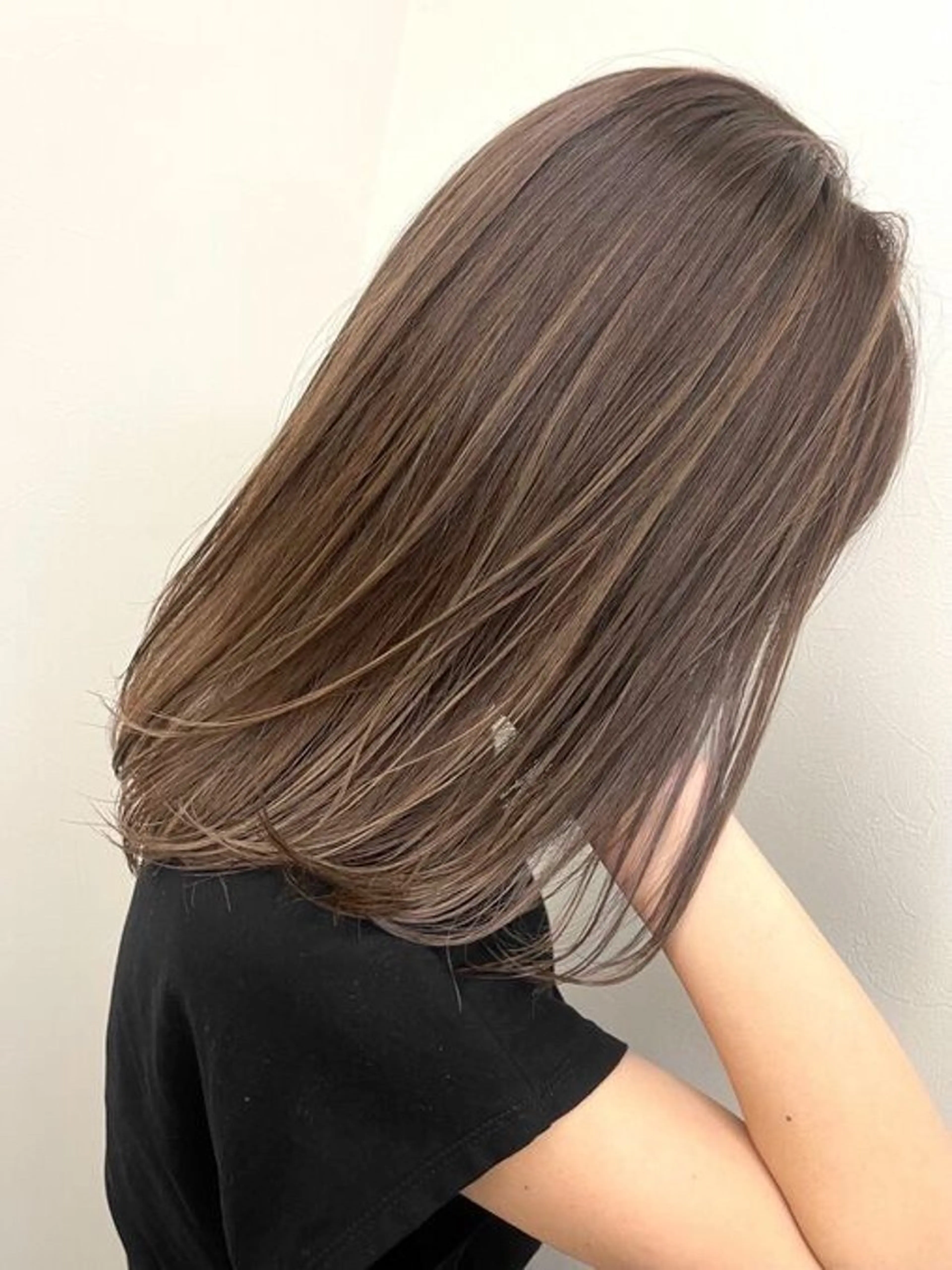 ハイライト＋オンカラーの写真