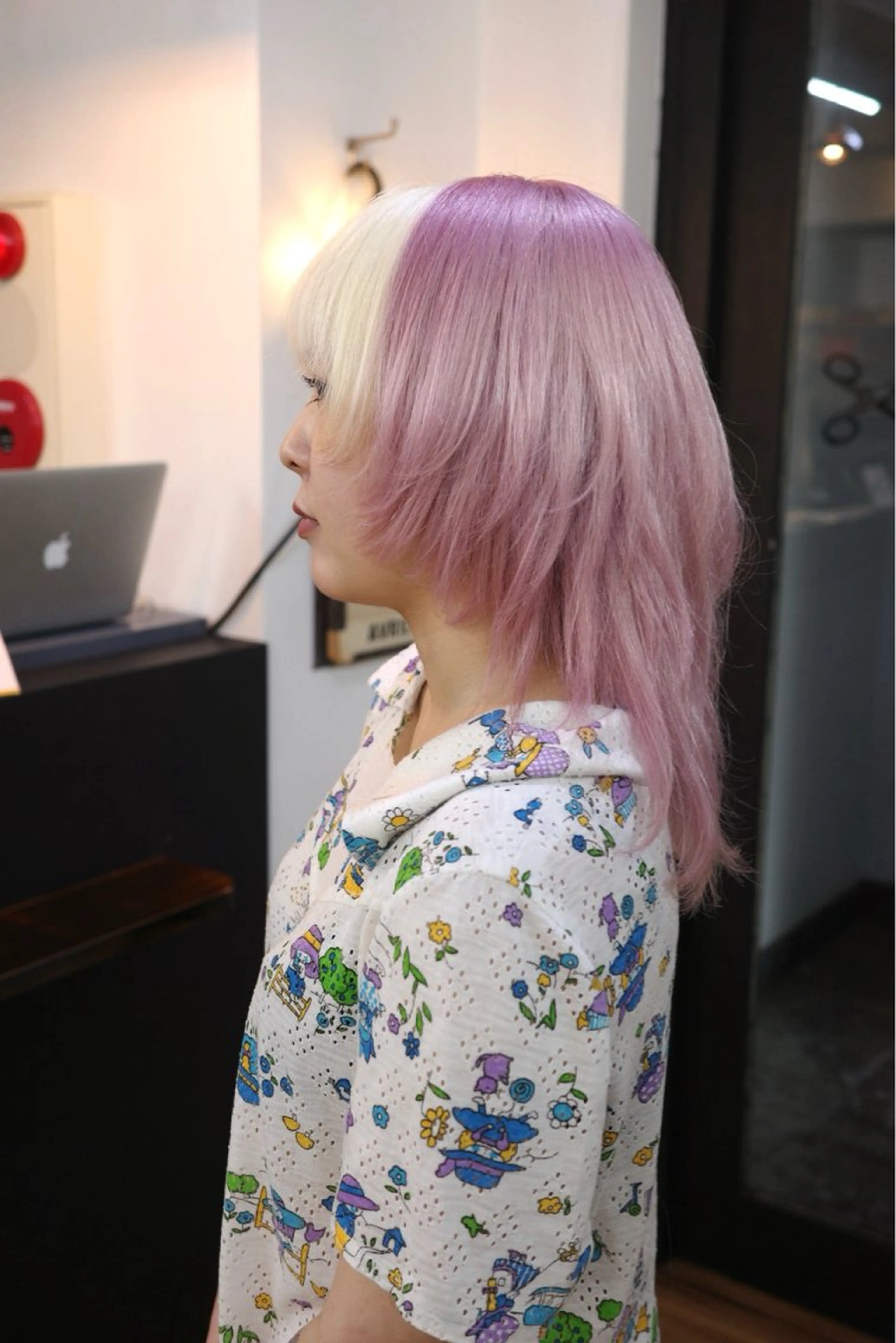 ミディアム カラー ハイトーンカラー ⭐️NAZUNAのヘアスタイル