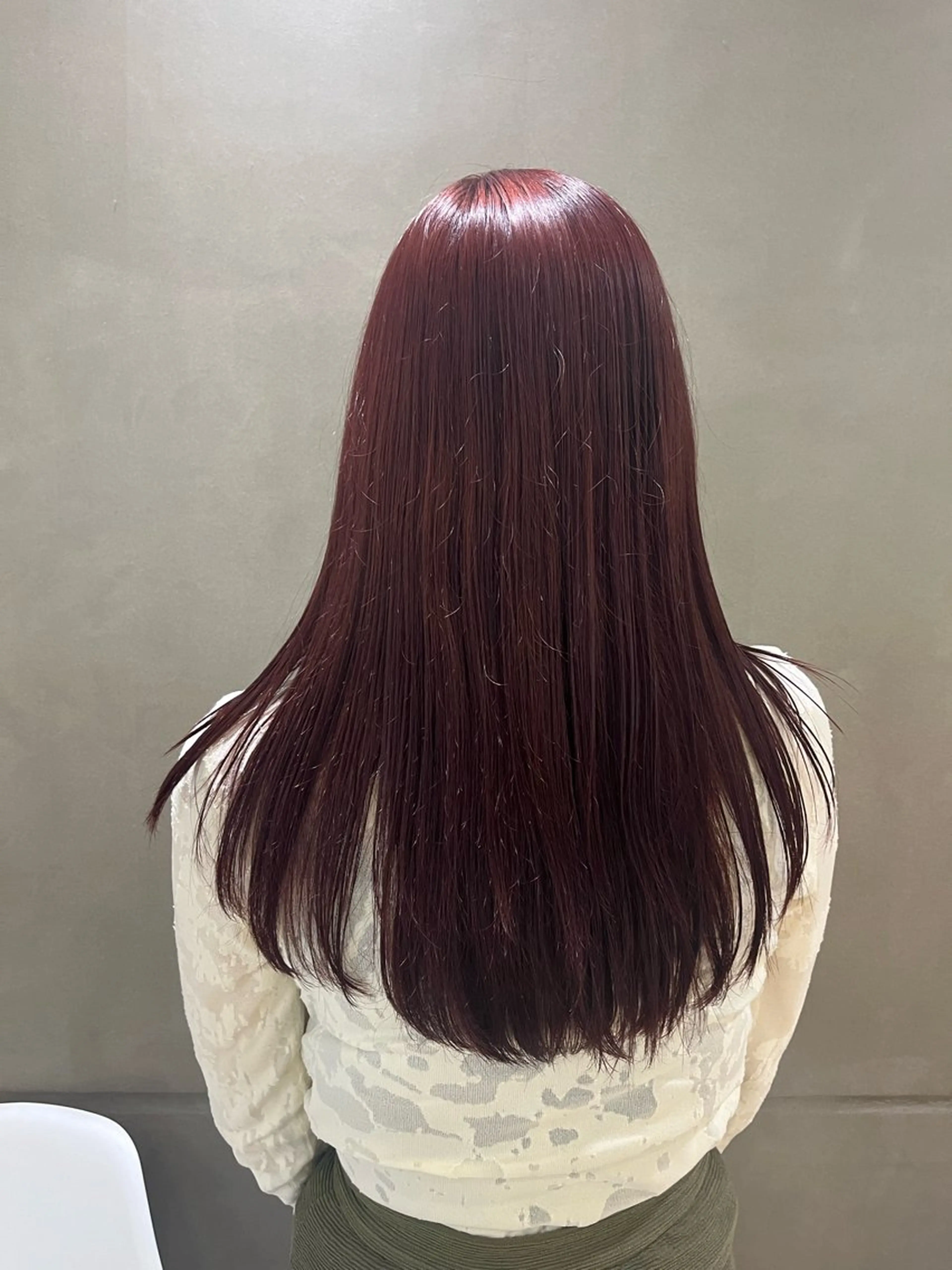 セミロング カラー カット ヘアカラー 奥山 沙季(大井町)のヘアスタイル