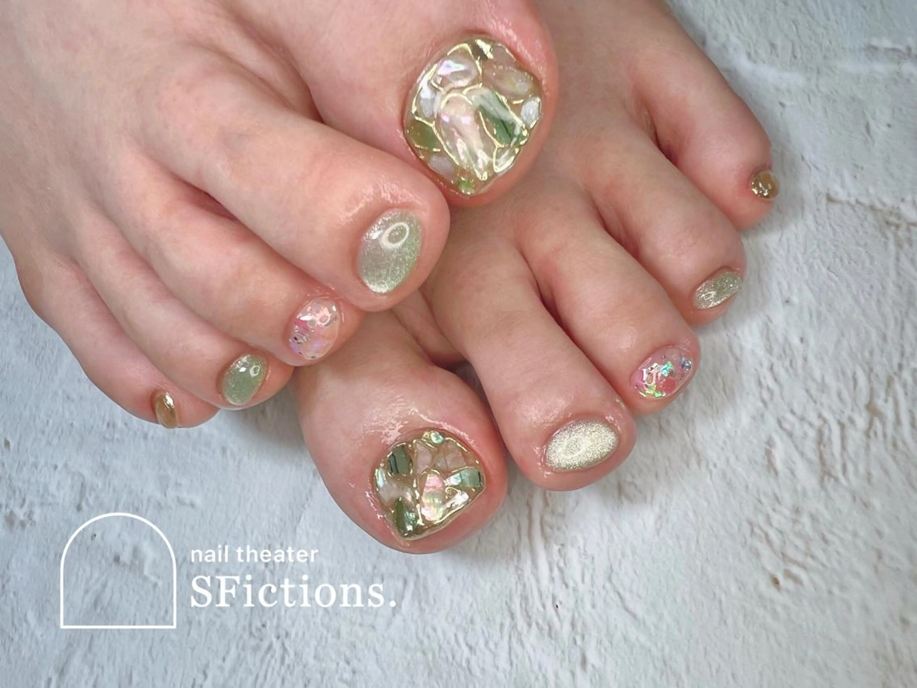 【フット】アート放題の写真