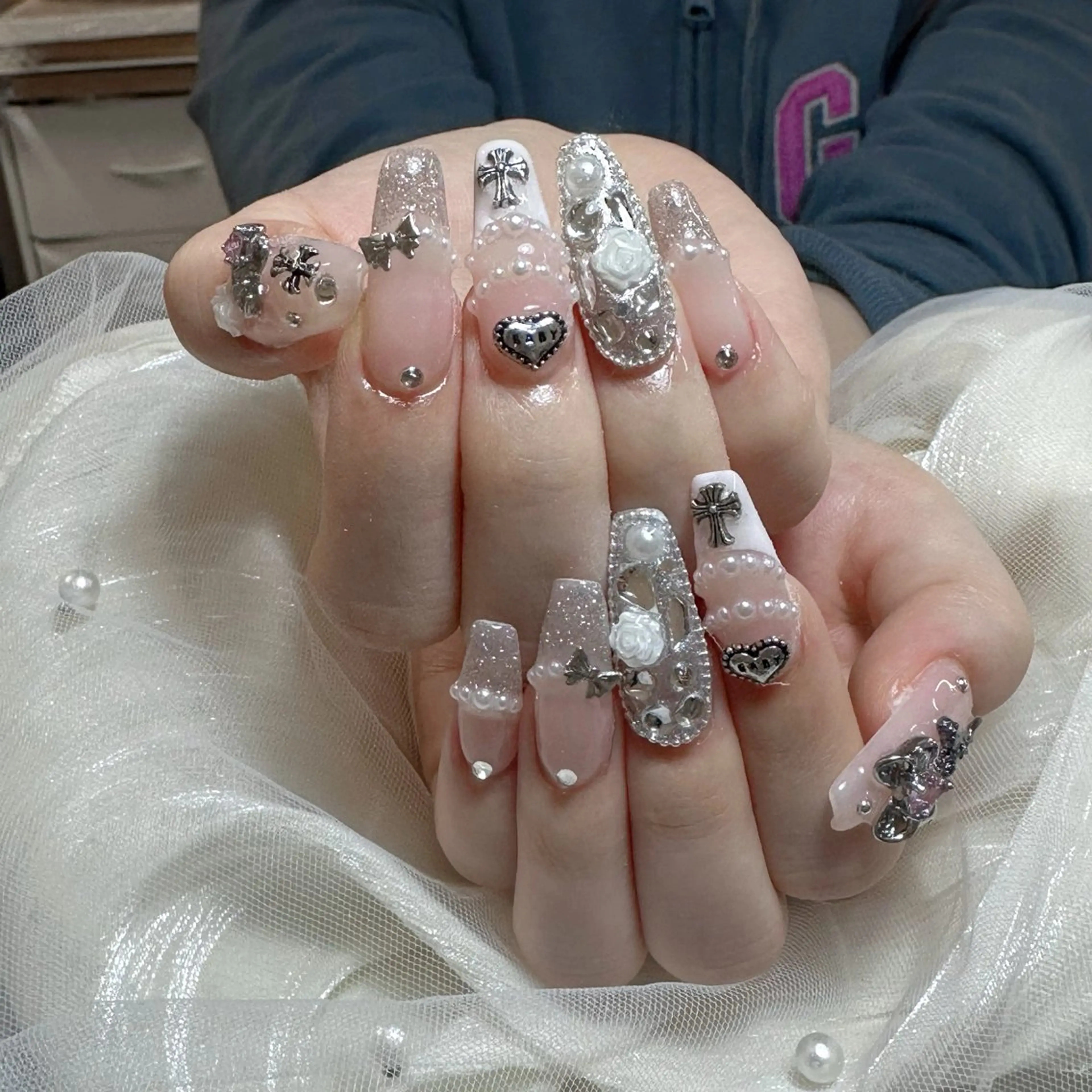 ネイル ハンドネイル 🎀 Lemode ワンホンネイル🎀のネイルデザイン