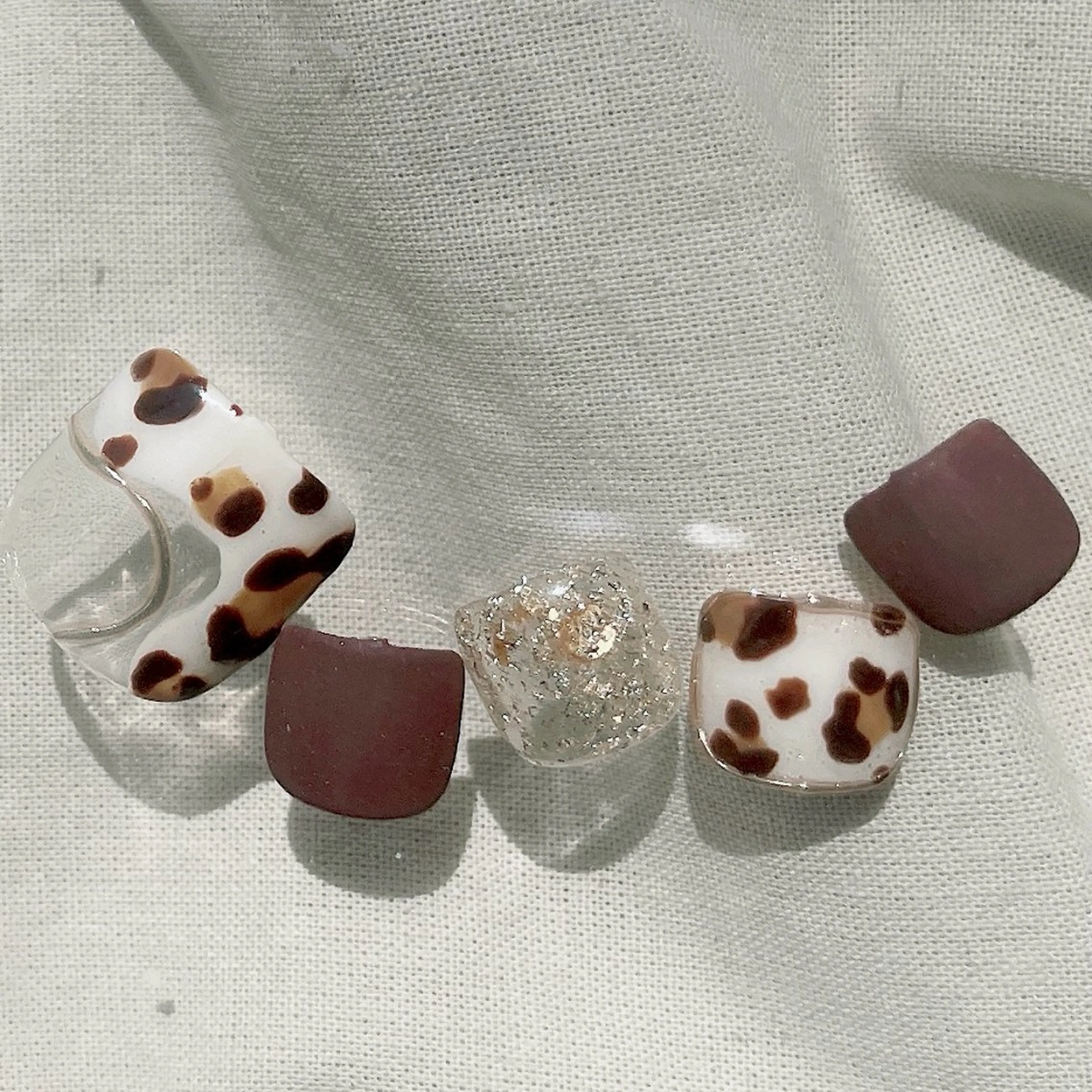 ネイル フットネイル A85G ayakoのネイルデザイン