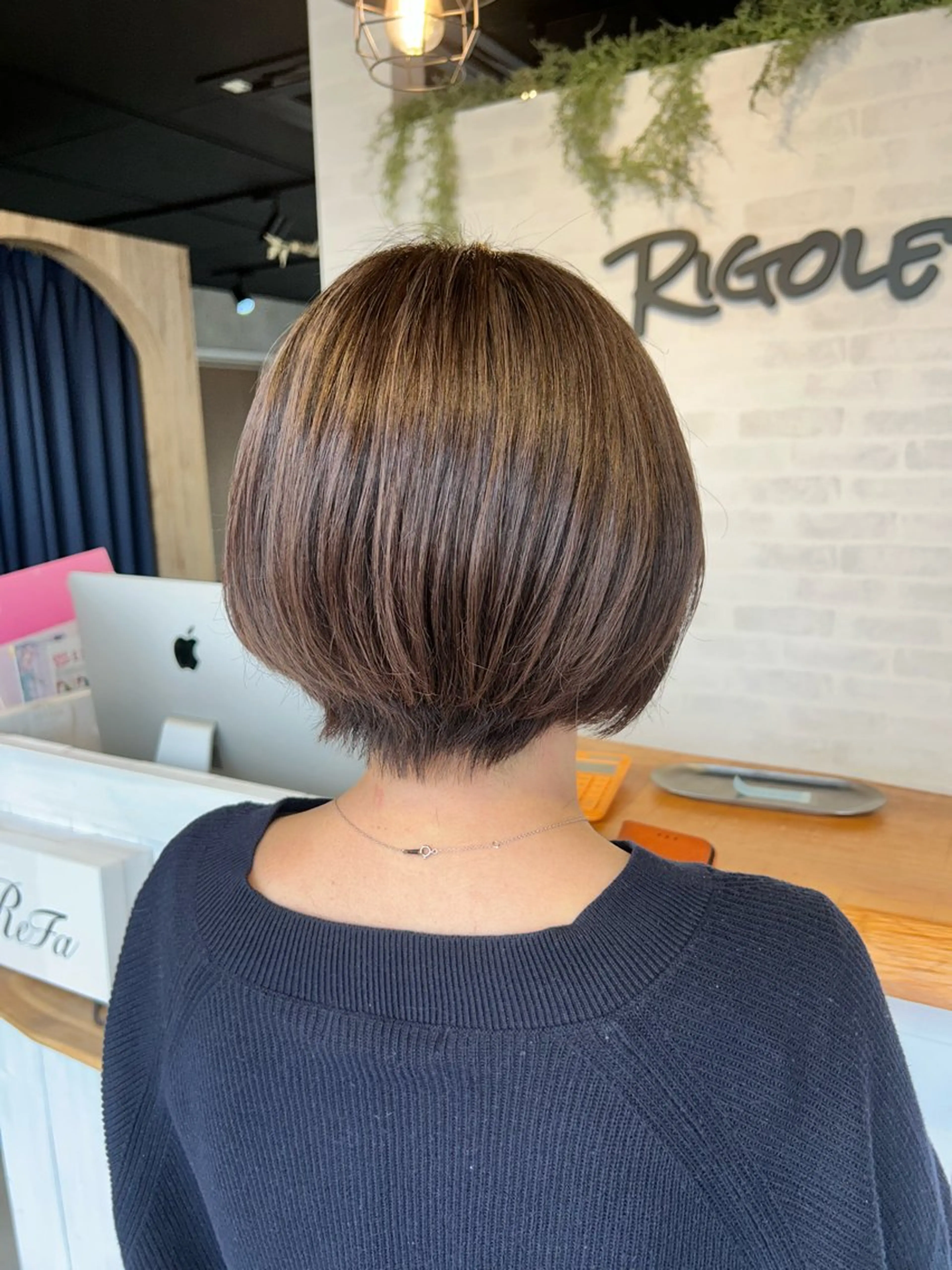 ショート カラー ハイライトカラー ハイライト ヘアカラー Rigoletto所属・ショート/レイヤー 🎀細沼玲花のヘアスタイル