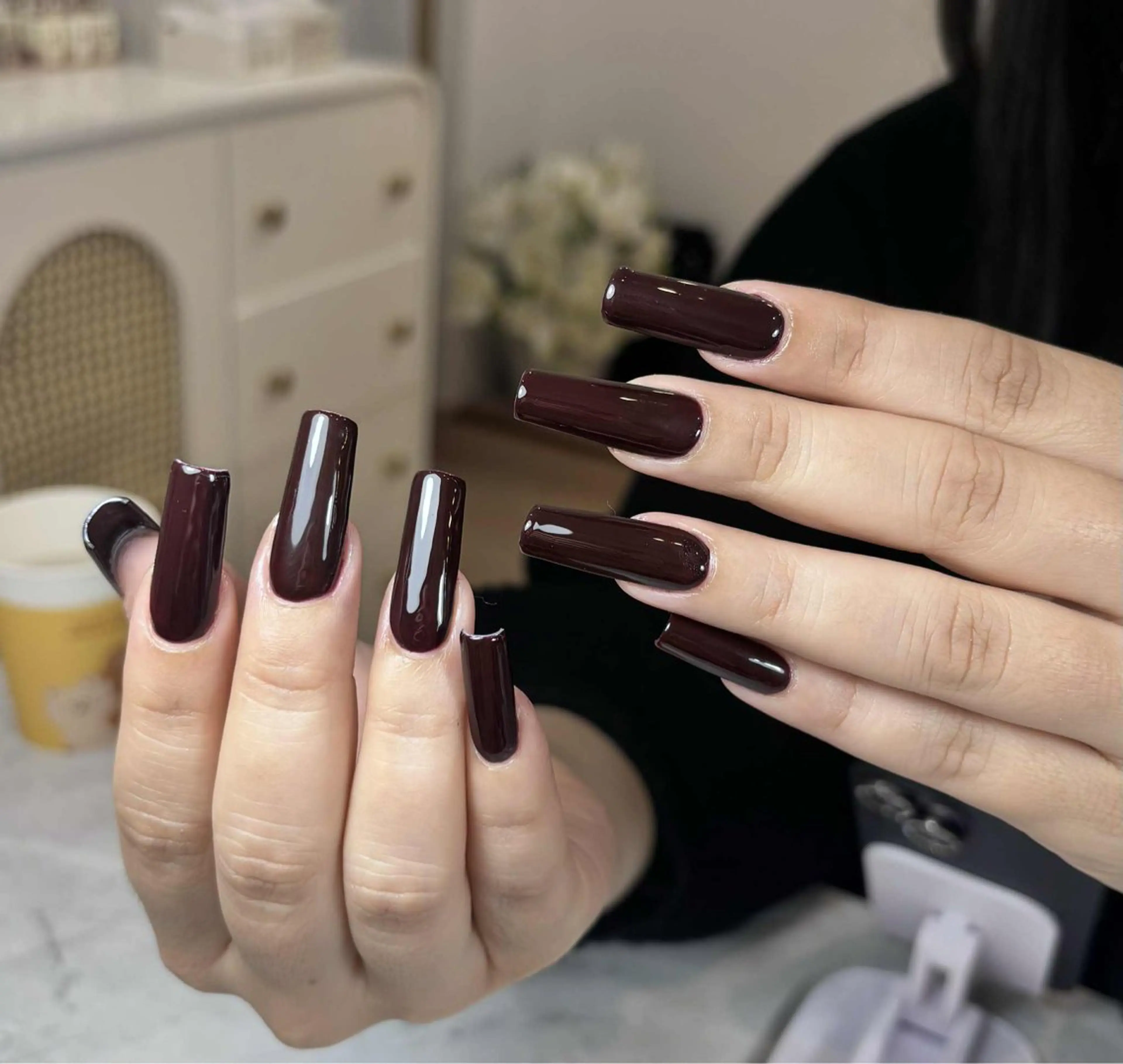 ネイル チークネイル 韓国ネイル マグネットネイル オフィスネイル リボン ハンドネイル SHE. Nail Otsukaのネイルデザイン