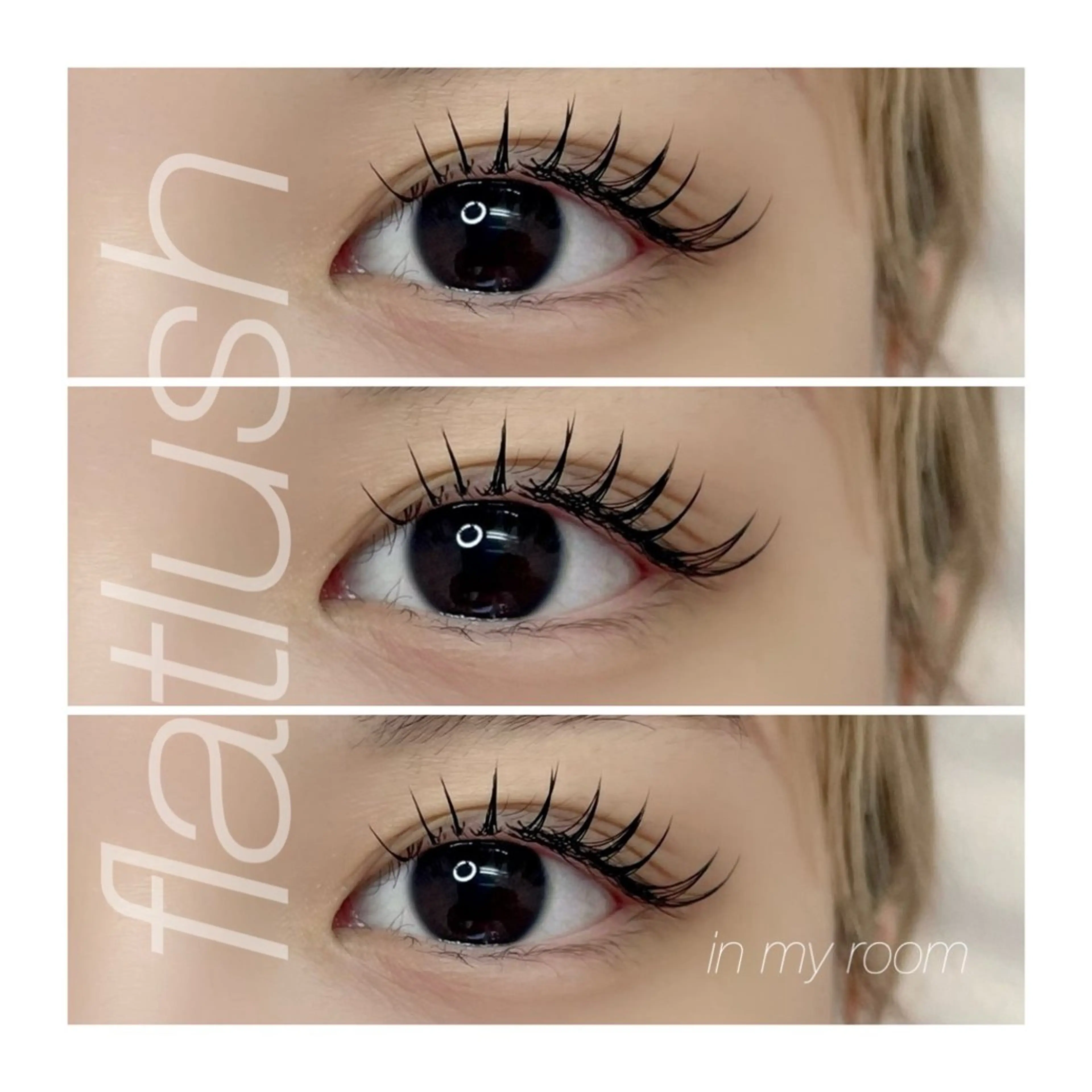 マツエク・マツパ フラットラッシュ ☽𝘀𝗵𝗶 𝘀𝗵𝗶☽のマツエク・マツパデザイン