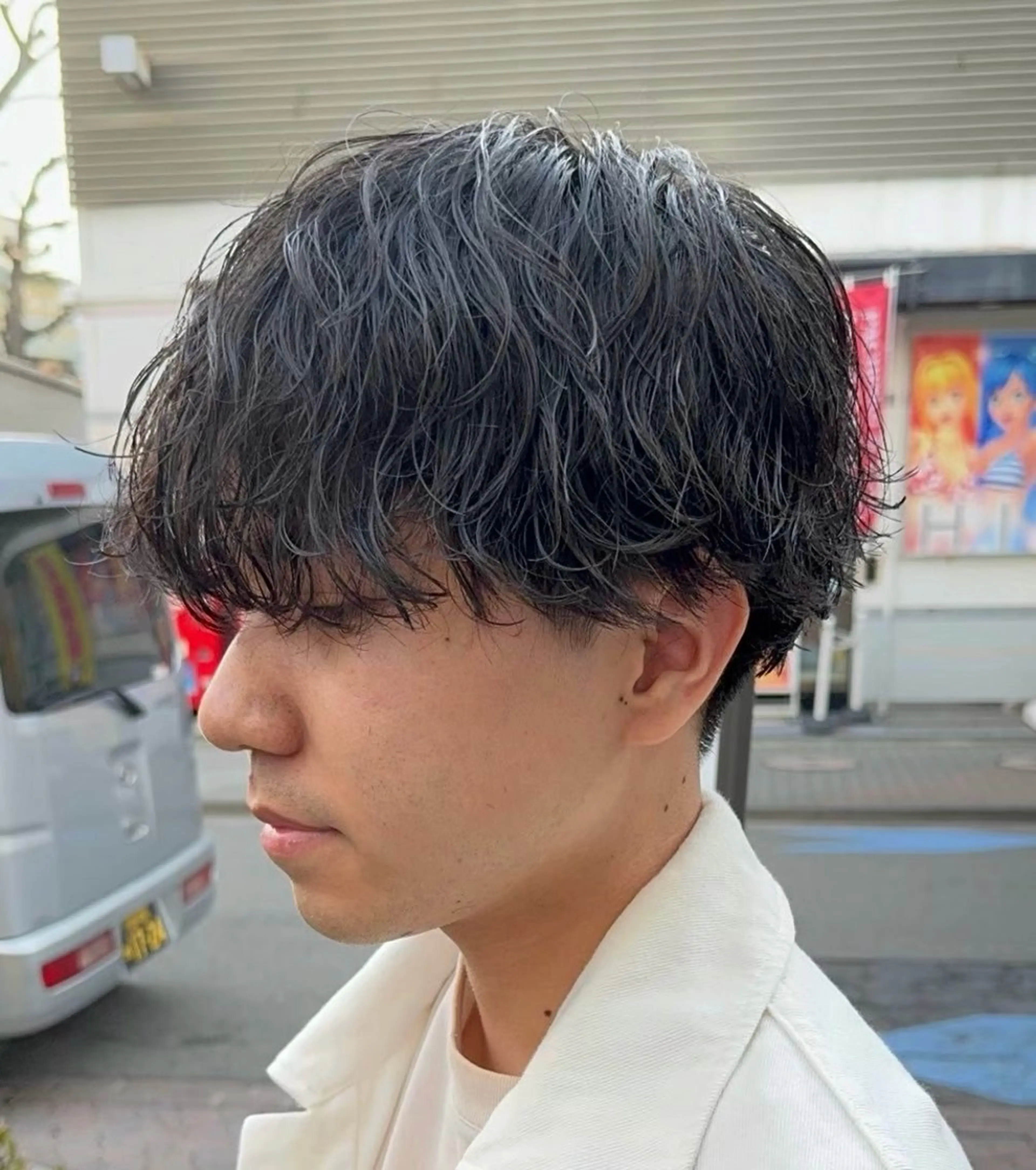 パーマ メンズ カット パーマ メンズ・曲がる縮毛矯 正/パーマ/土屋丈のヘアスタイル